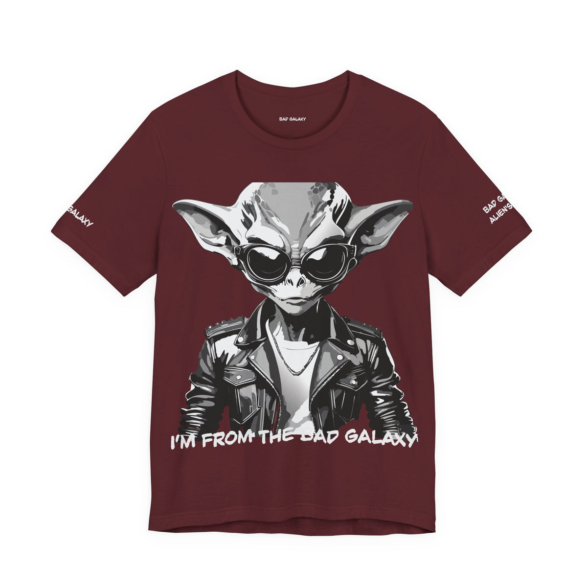 Alien Graphic Unisex Cotton Bella+Canvas Tee with Art Design b75