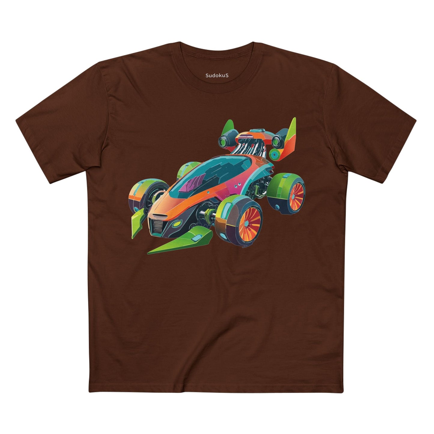 Car Graphic Unisex 100 Cotton Staple Tee 21