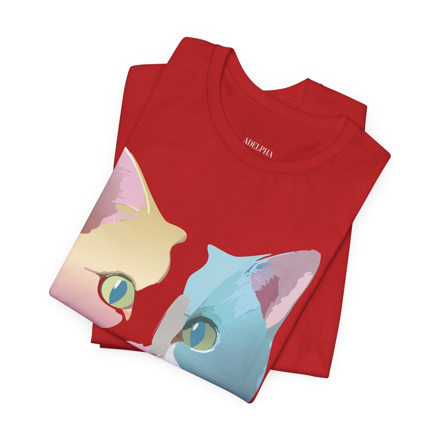 Cat Graphic Tee Unisex Vintage Inspired Shirt By Adelpha Limited Edition