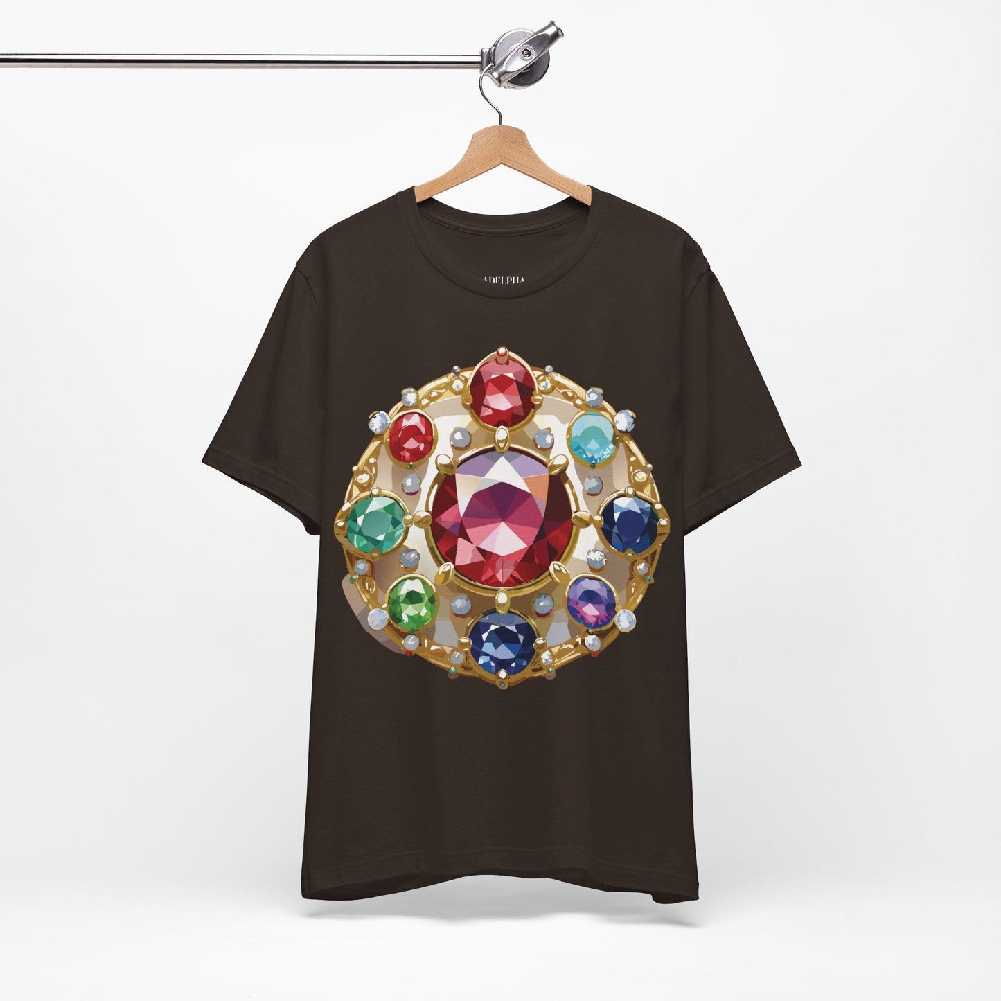 Adelpha Graphic T Shirt Unisex Vintage Artwork Tee Jewelry Design Short Sleeve Art Print