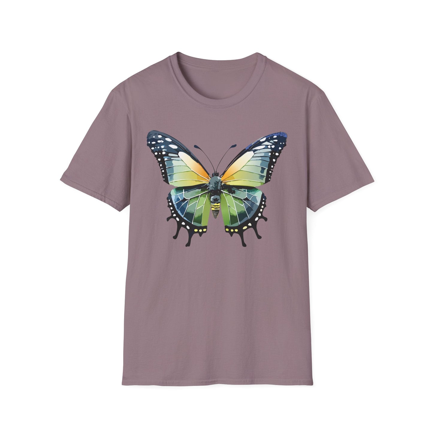 Butterfly Shirt Unisex Softstyle Gildan 64000 Monarch Butterfly Graphic Tee For Men And Women
