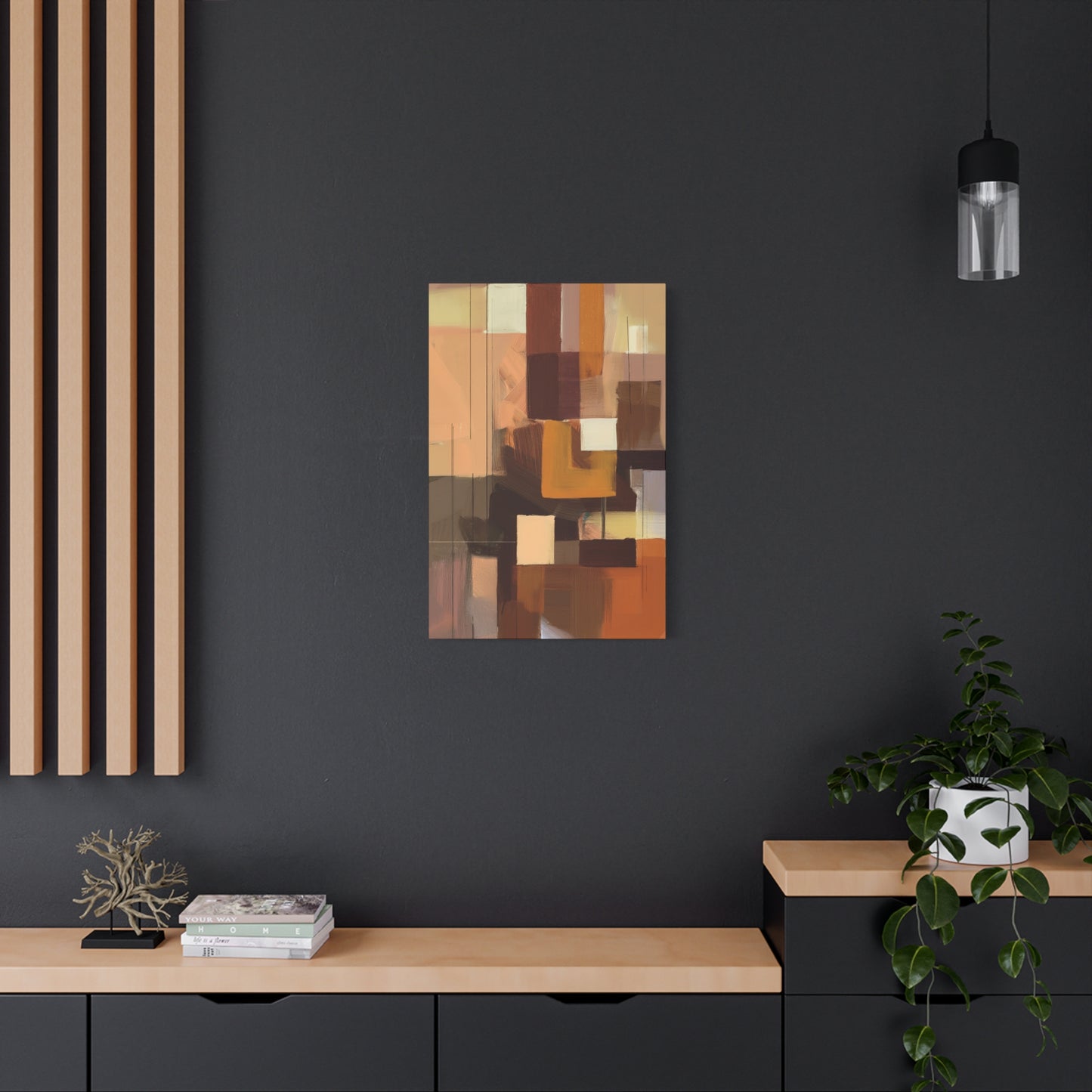 Abstract Geometric Painting Print Canvas 20x24,20x30,24x30 24x32,24x36,30x40 32x48,36x48,40x60 Pine-Wood Inner Frame ABS-49