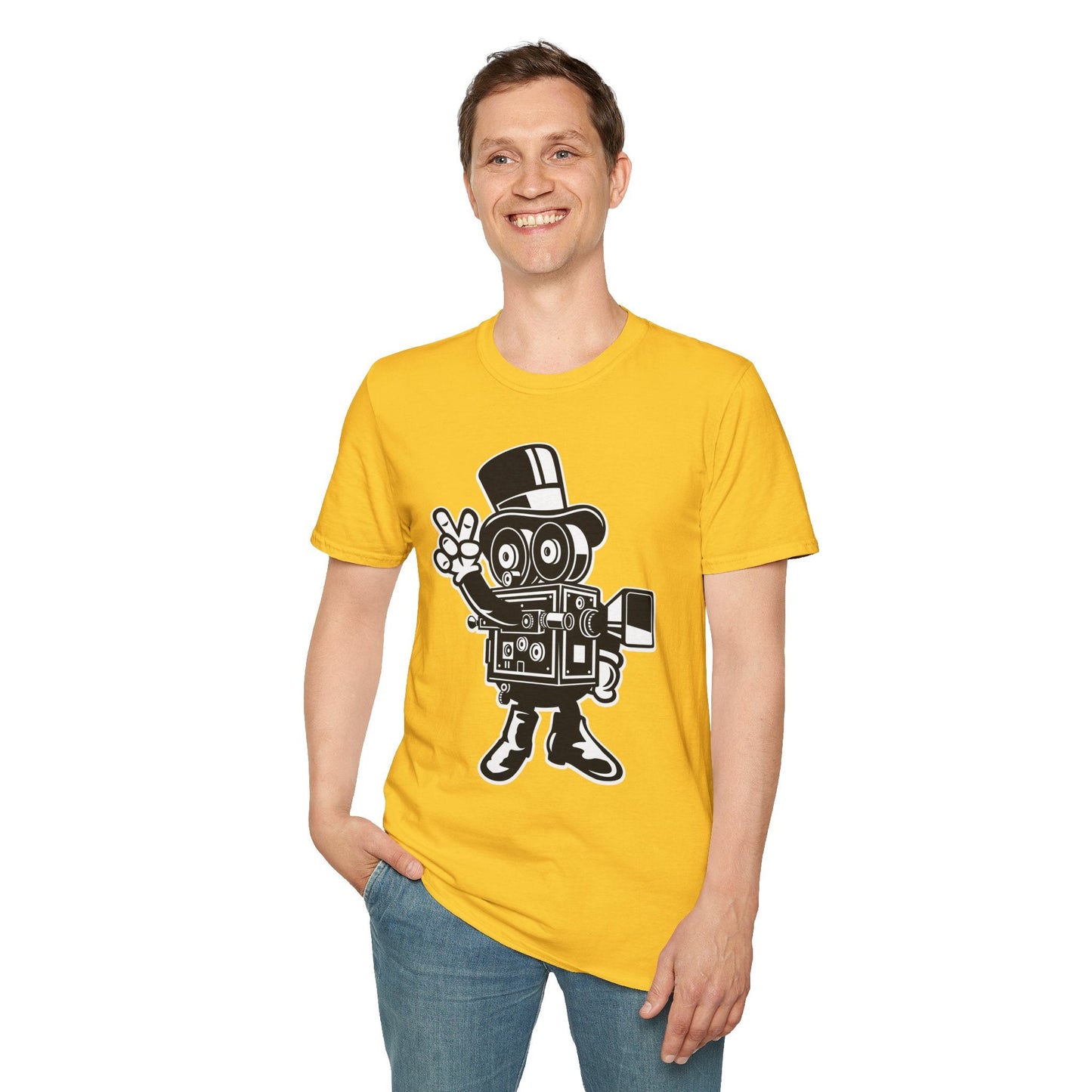 Cartoon T Shirt Animation T Shirt Funny Tee Unisex Gildan Softstyle 64000 Comfort Fit All Day