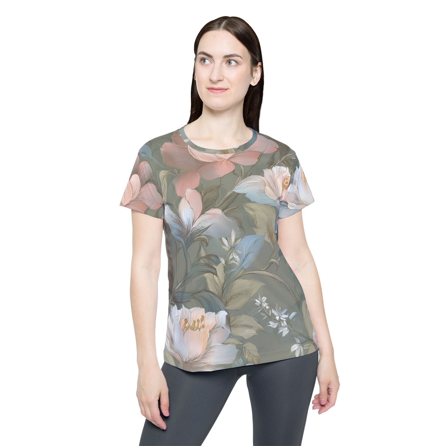 Floral Print Shirt, Shirt with Flowers