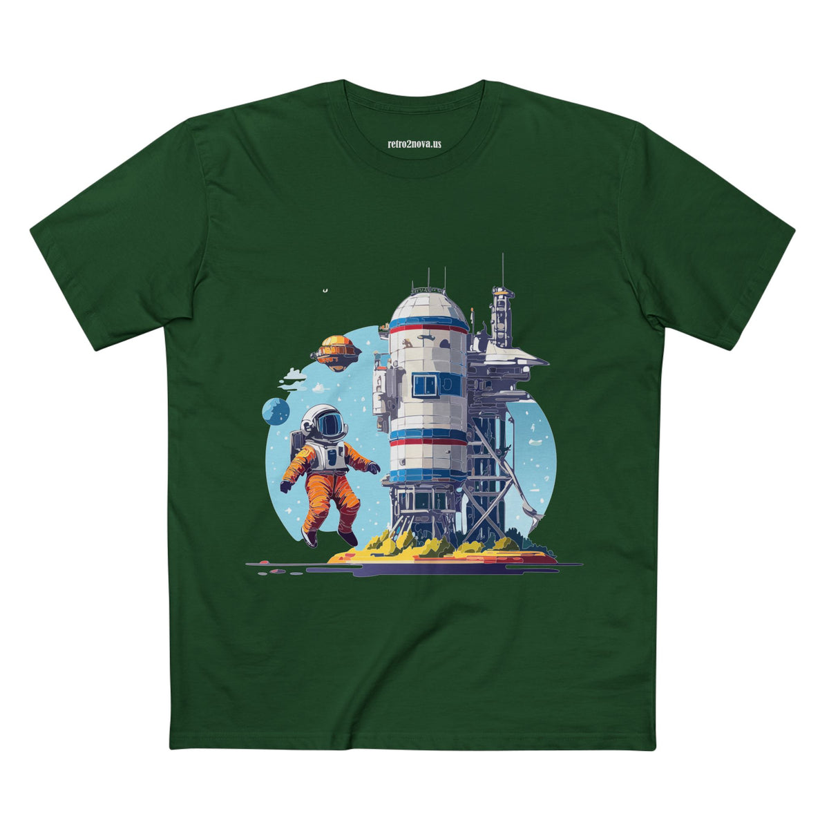 Cosmos Astronaut Graphic Tee Staple Unisex 100 Cotton Tee Shirt - CS-8