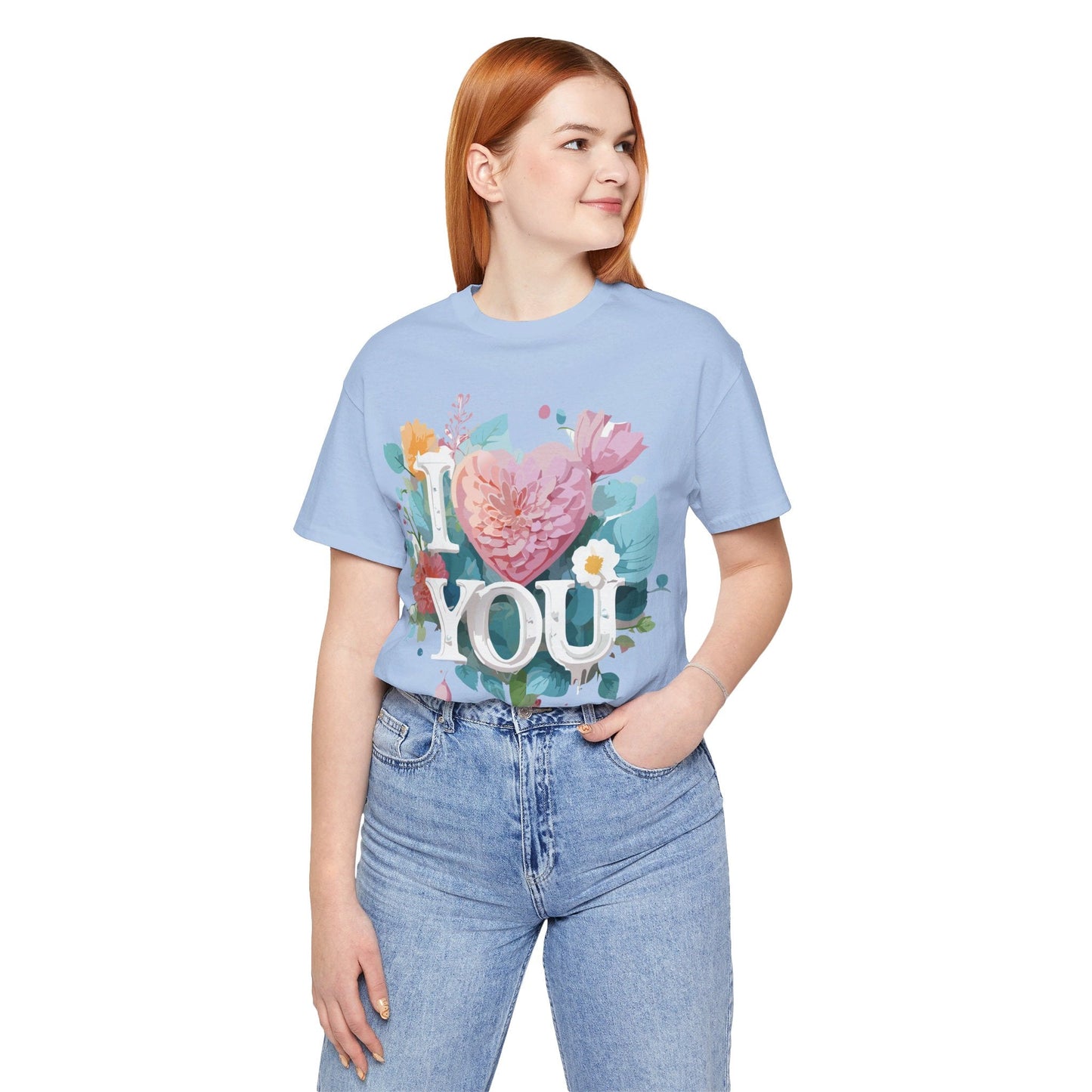 Valentine Graphic T Shirt Unisex Jersey Short Sleeve Tee With Adelpha Artwork Design