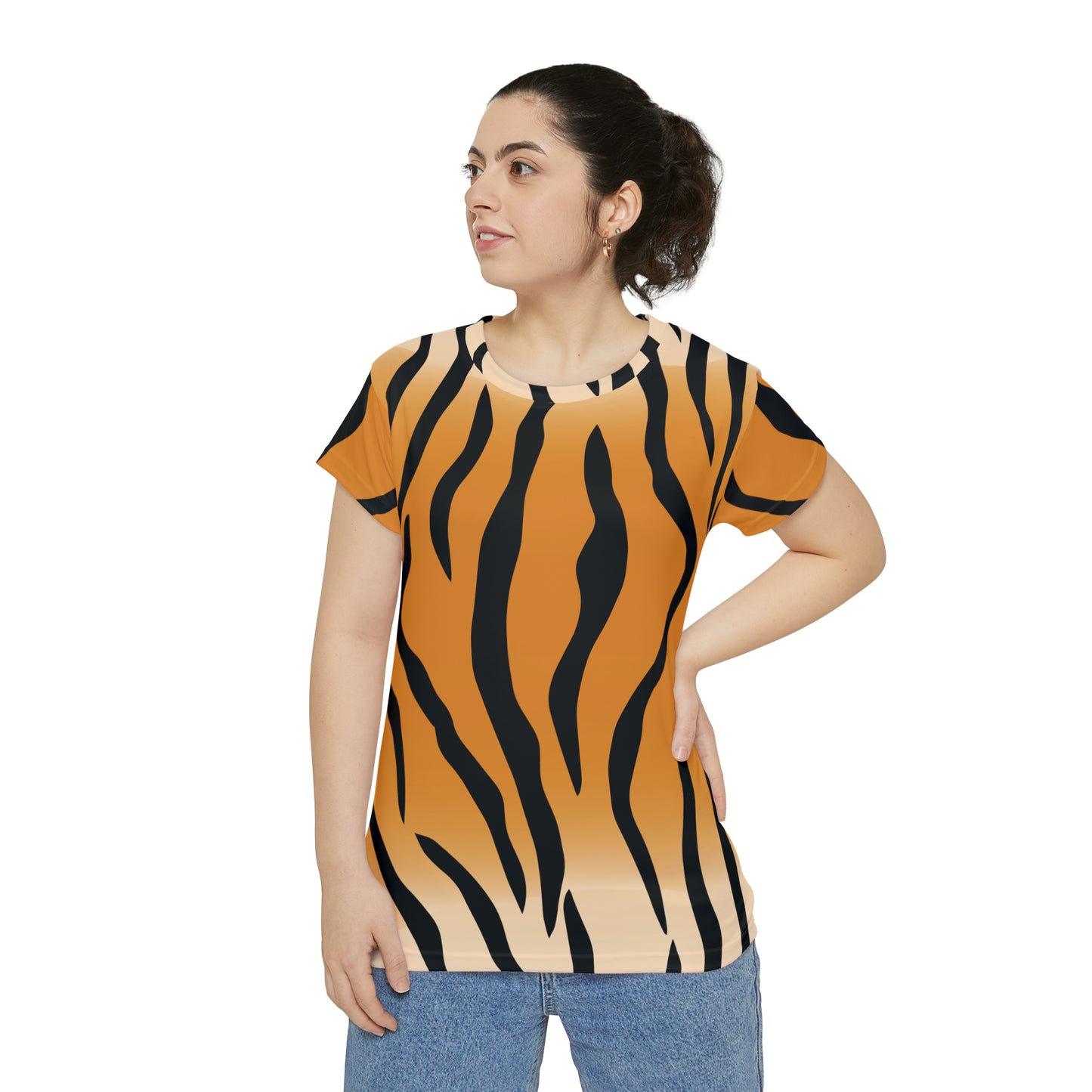 Poly-Span Shirt with animal prints