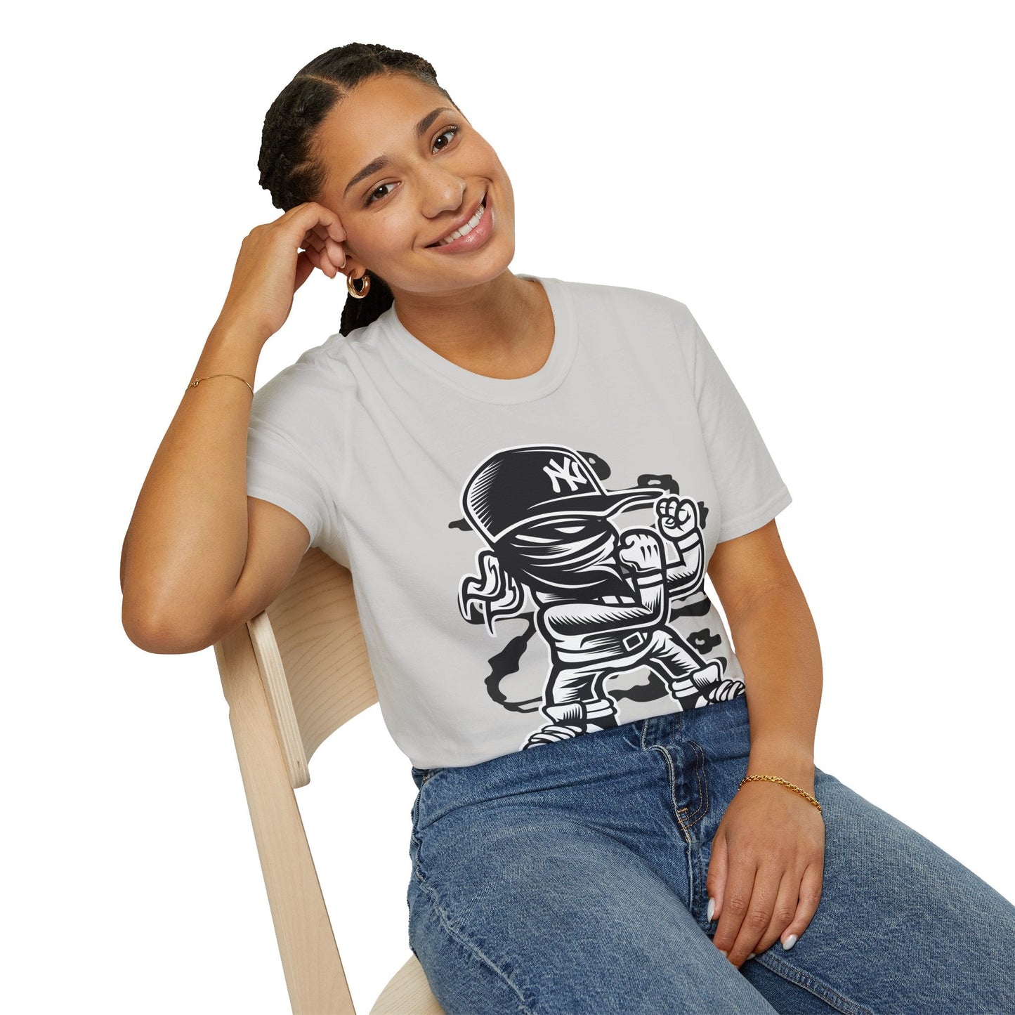 Cartoon T Shirt Animation T Shirt Funny Tee Shirt Unisex Softstyle Cotton Tee Gildan 64000