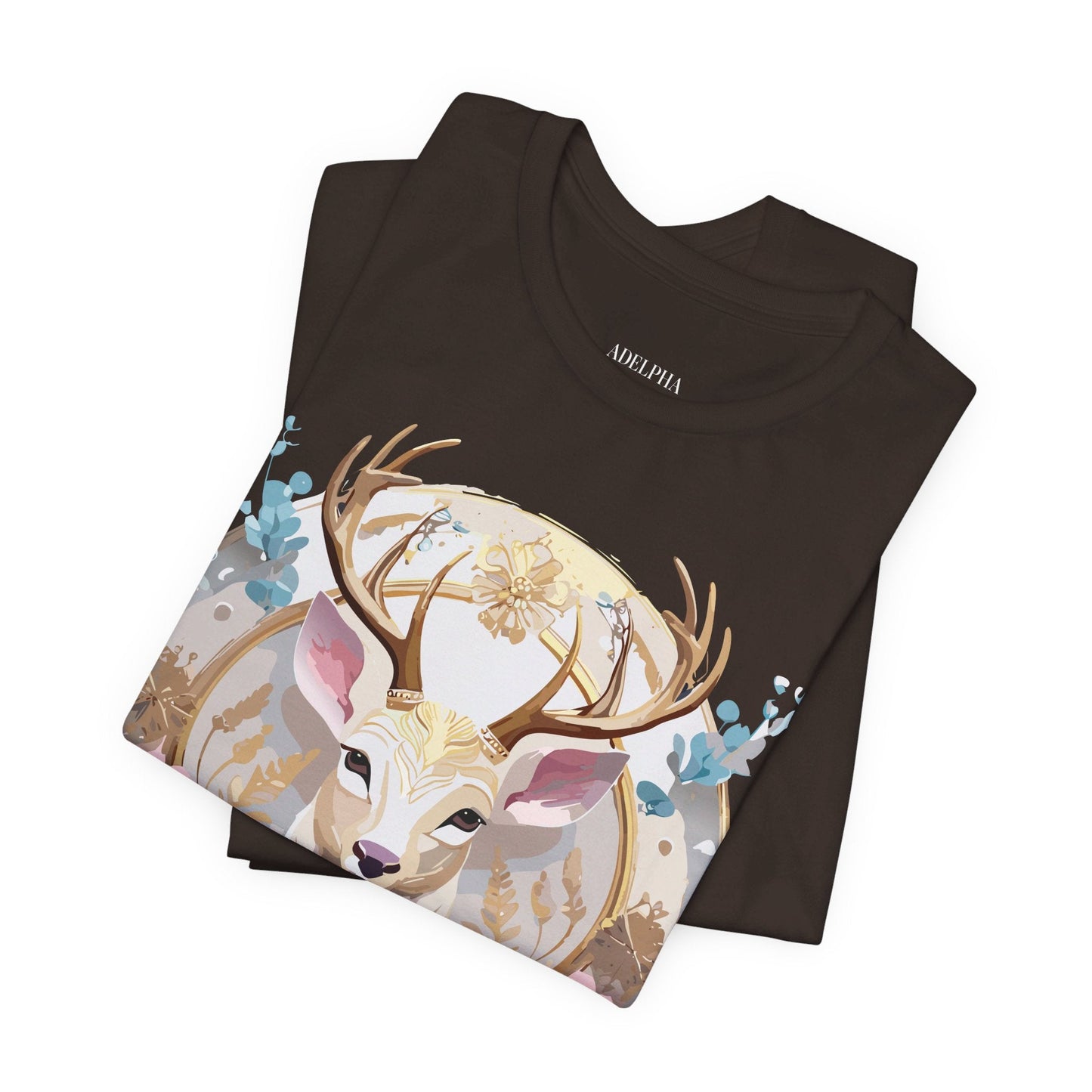 Medallion Graphic Unisex 100 Cotton Vintage Animal Medal Artwork Tee 69