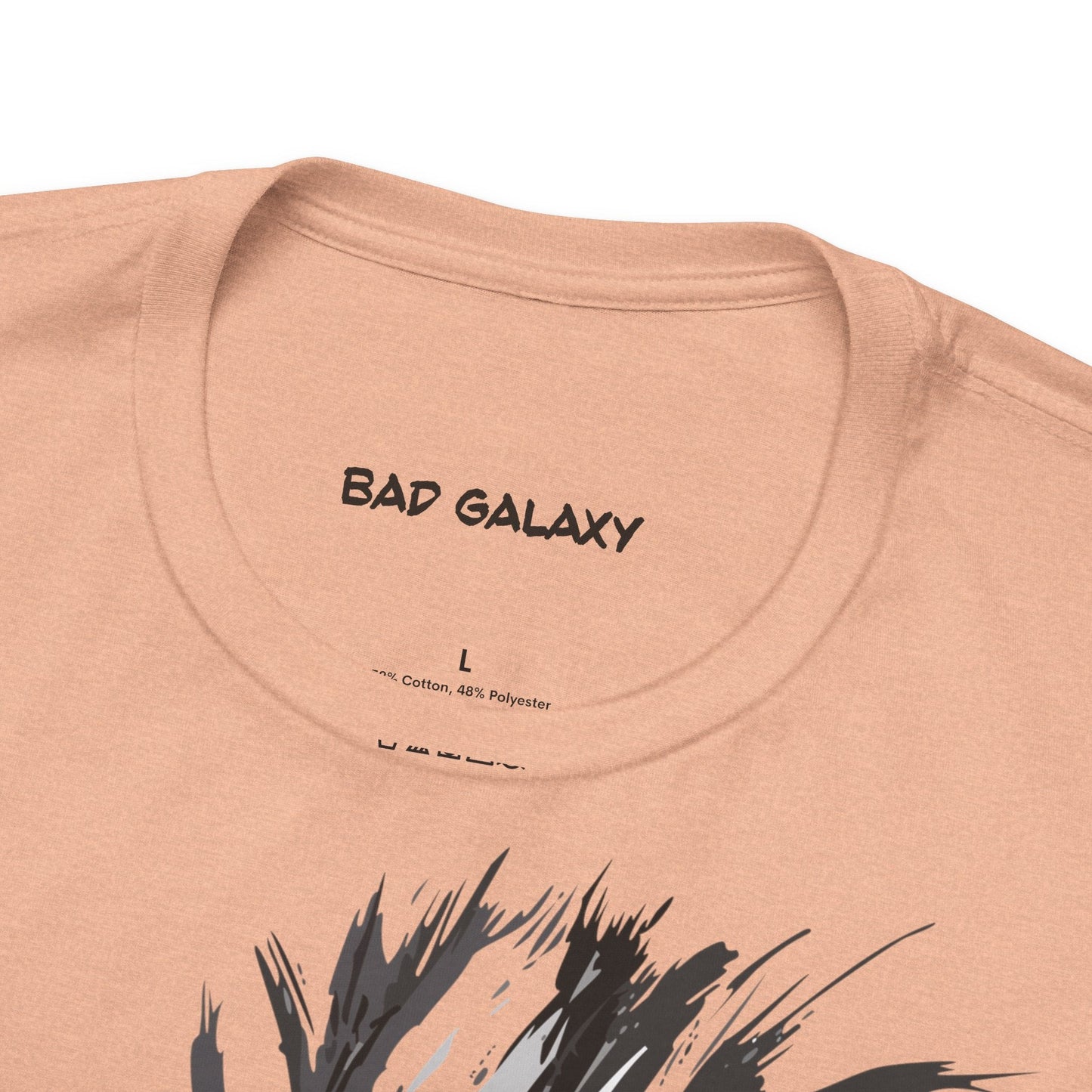 Punk Rock Tee Shirt From Bad Galaxy Made To Order 100 Percent Cotton With Eco Friendly Inks