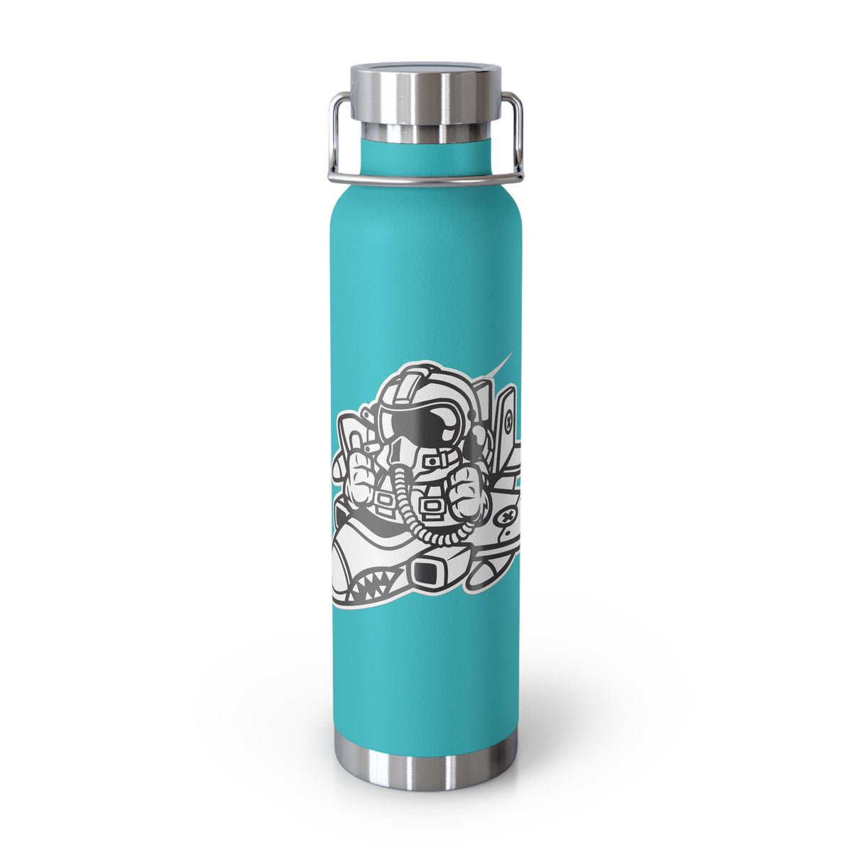22oz Copper Insulated Water Bottle with Cartoon Design - CV103