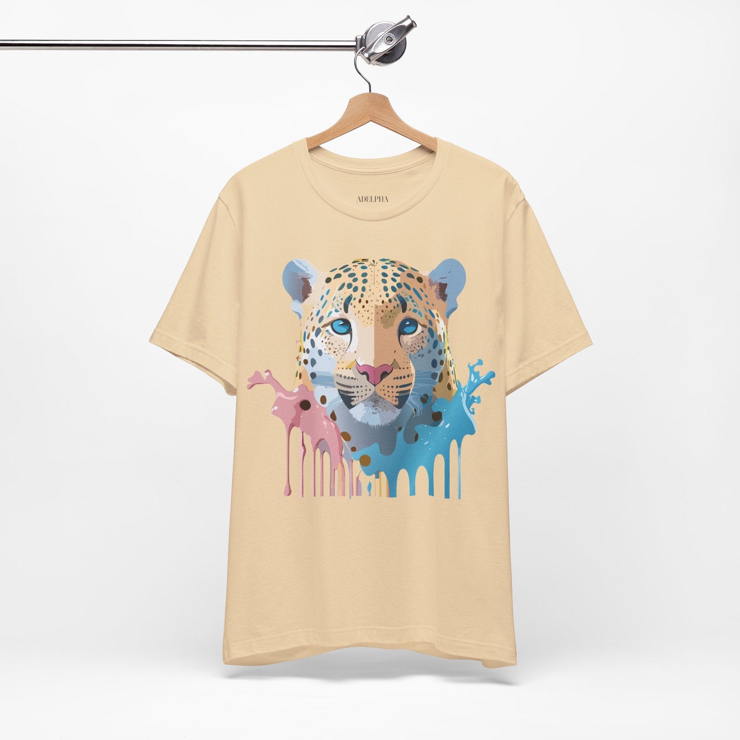 Adelpha Cheetah Graphic T Shirt Unisex Jersey Short Sleeve Vintage Art Tee