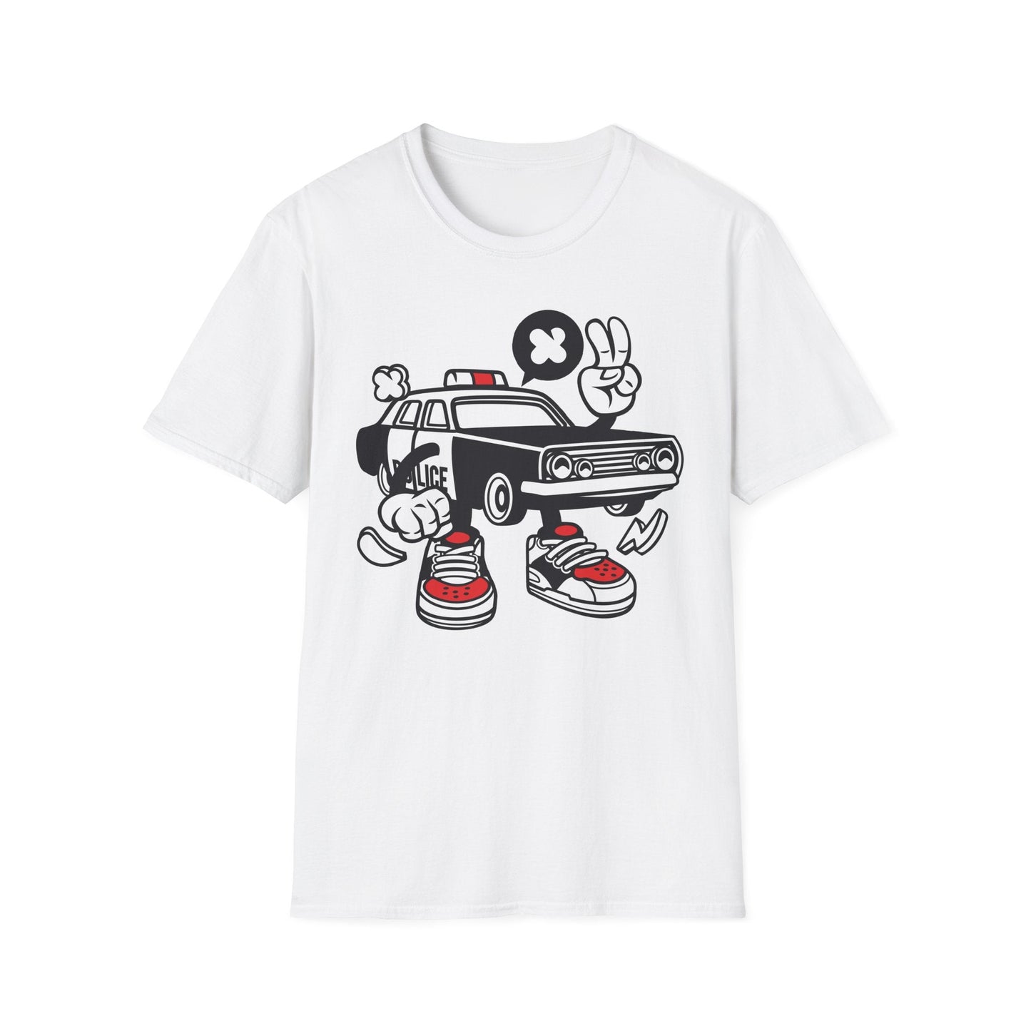 Cartoon T Shirt Animation Tee Funny Unisex Gildan Softstyle 64000 Cotton Tee Comfort