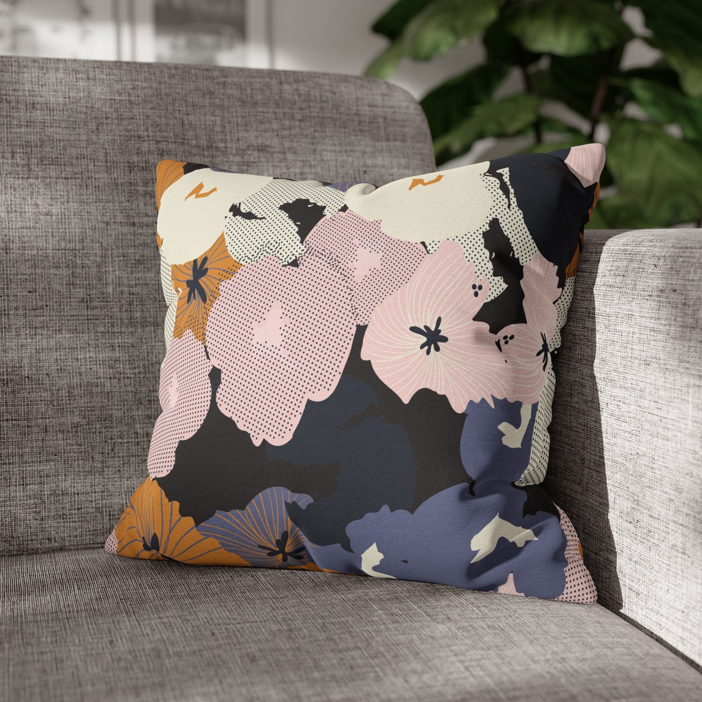 Floral Poly Pillowcase