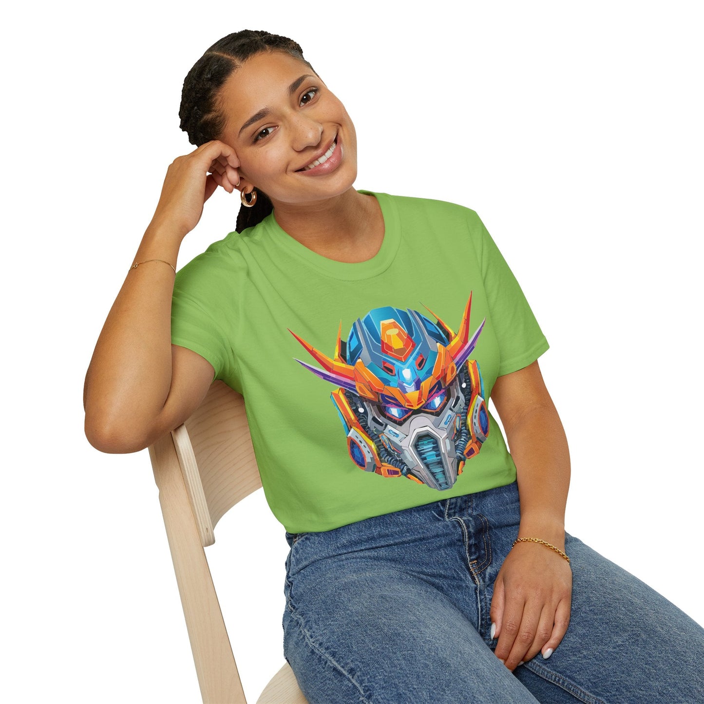 Cyborg Tee Unisex Robot And Terminator Shirt Softstyle 64000 Cotton Ring Spun Graphic Tee Everyday