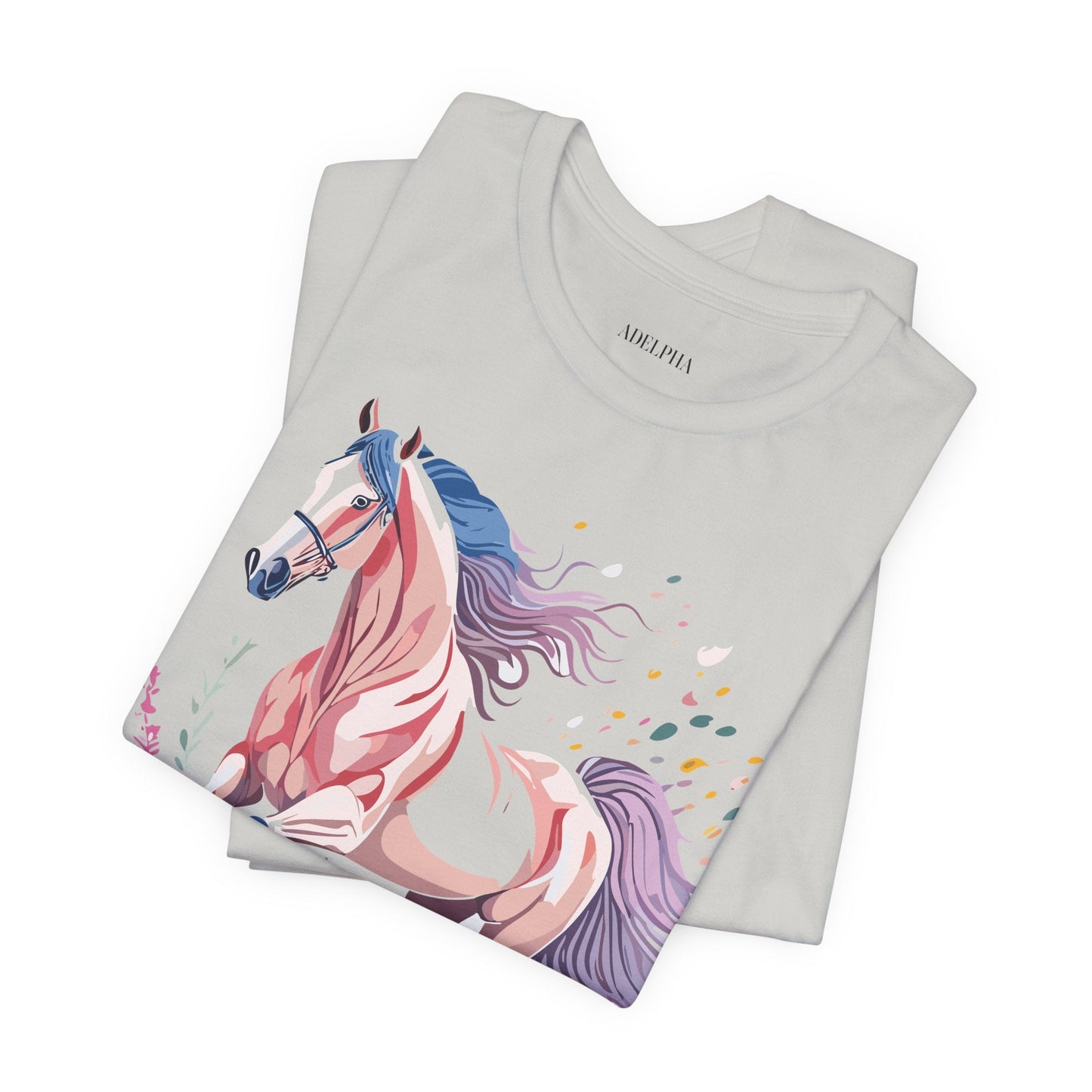 Horse Graphic Unisex 100 Cotton Vintage Animal Art T-Shirt 7