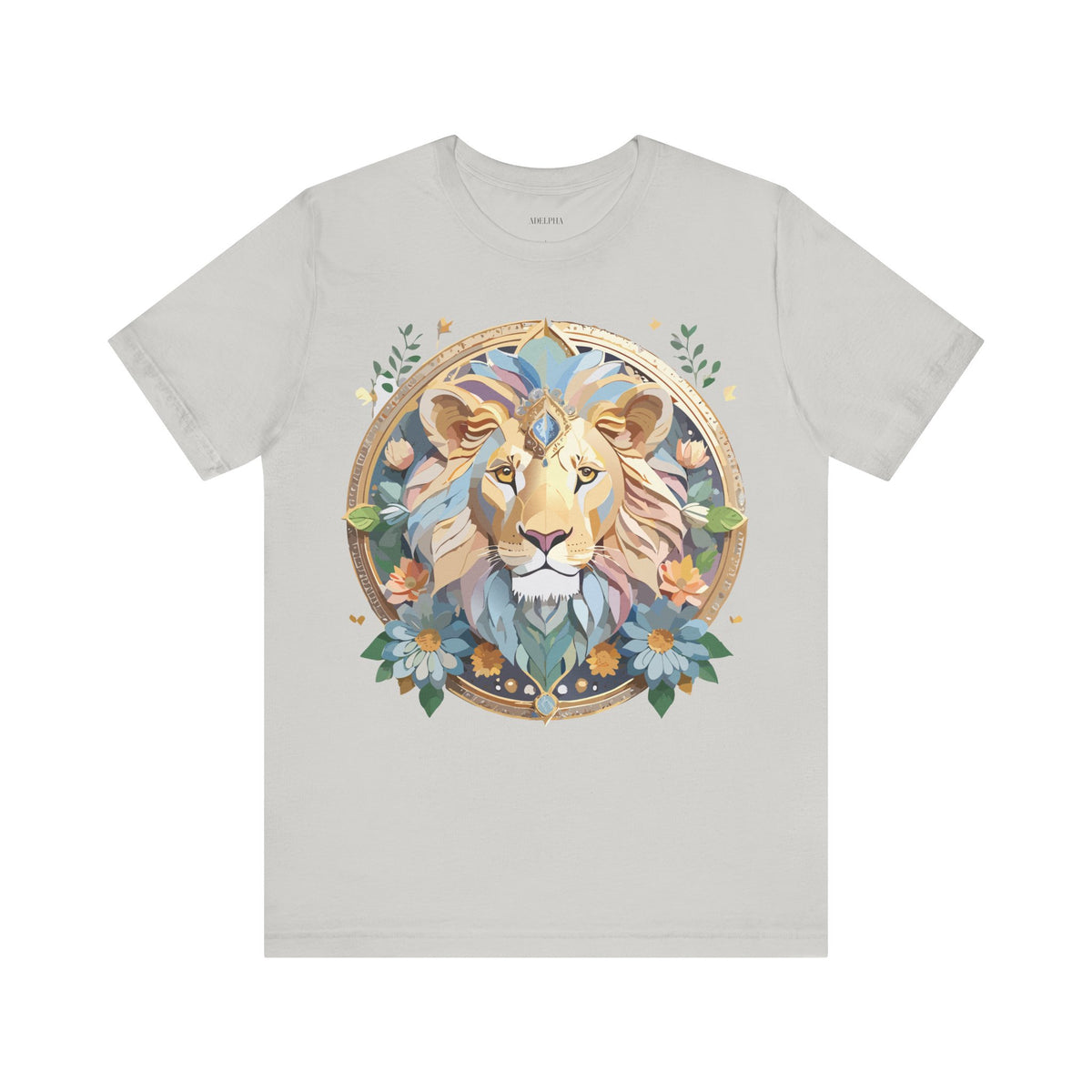 Medallion Graphic Unisex Cotton Bella+Canvas Tee with Art Design d34