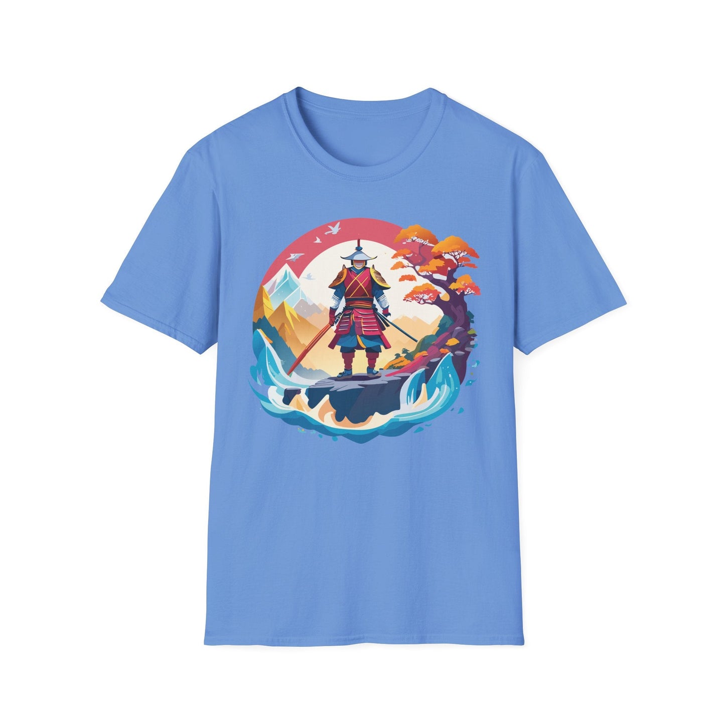 Samurai Shirt Gildan Softstyle 64000 Ring Spun Cotton Unisex Tee For Everyday Comfort