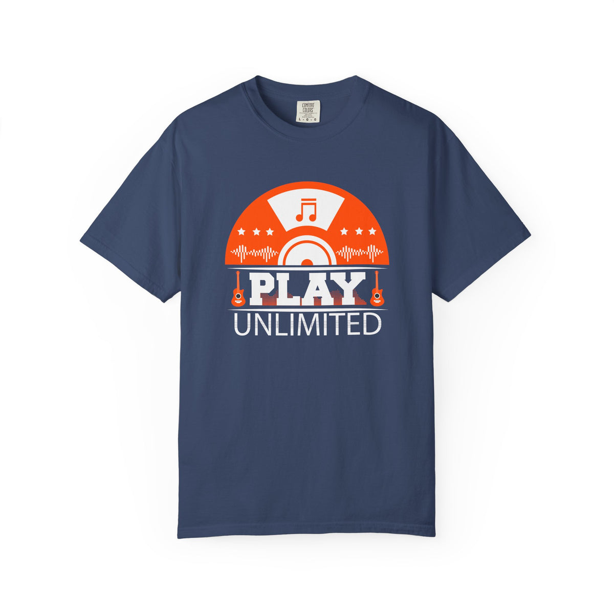 Play Unlimited music vinyl graphic T-Shirt Retro record player Unisex Cotton Tee 079