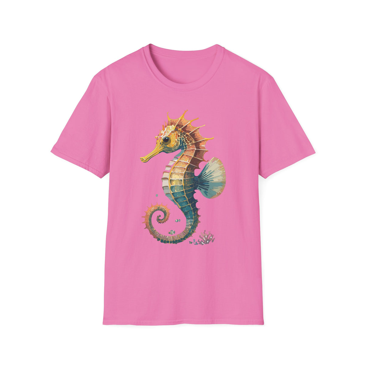 Watercolor Seahorse T-Shirt | Ocean Marine Life Tee