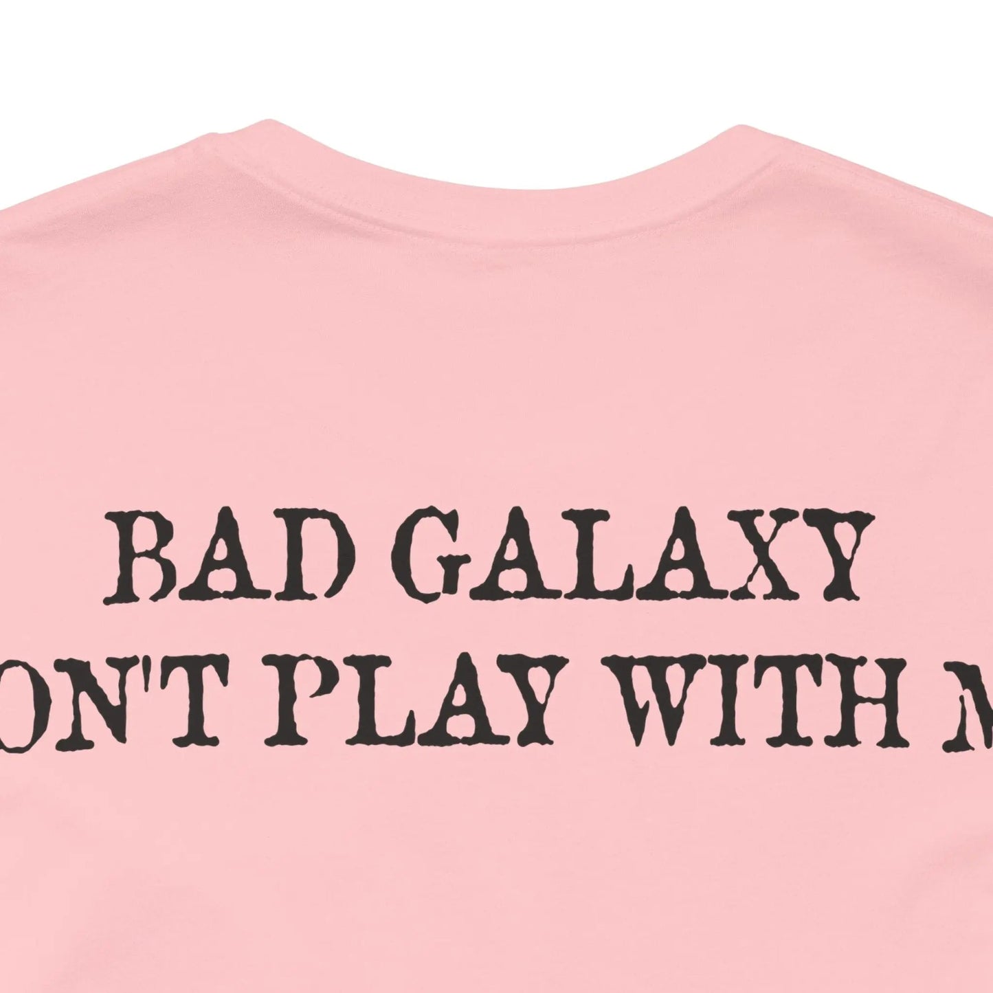 Bad Galaxy Skull T Shirt Made To Order 100 Percent Cotton USA Printed Tee With Eco Friendly Inks