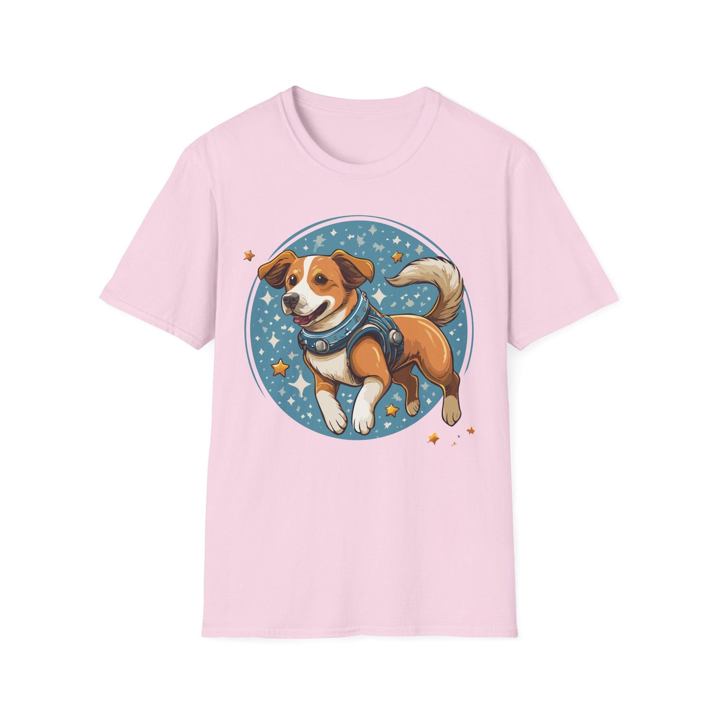 Unisex Dog And Animal Print Shirt Gildan Softstyle 64000 Tee