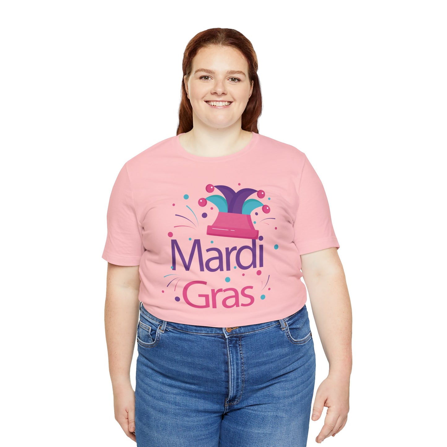 Tee-shirt en coton unisexe pour Mardi Gras