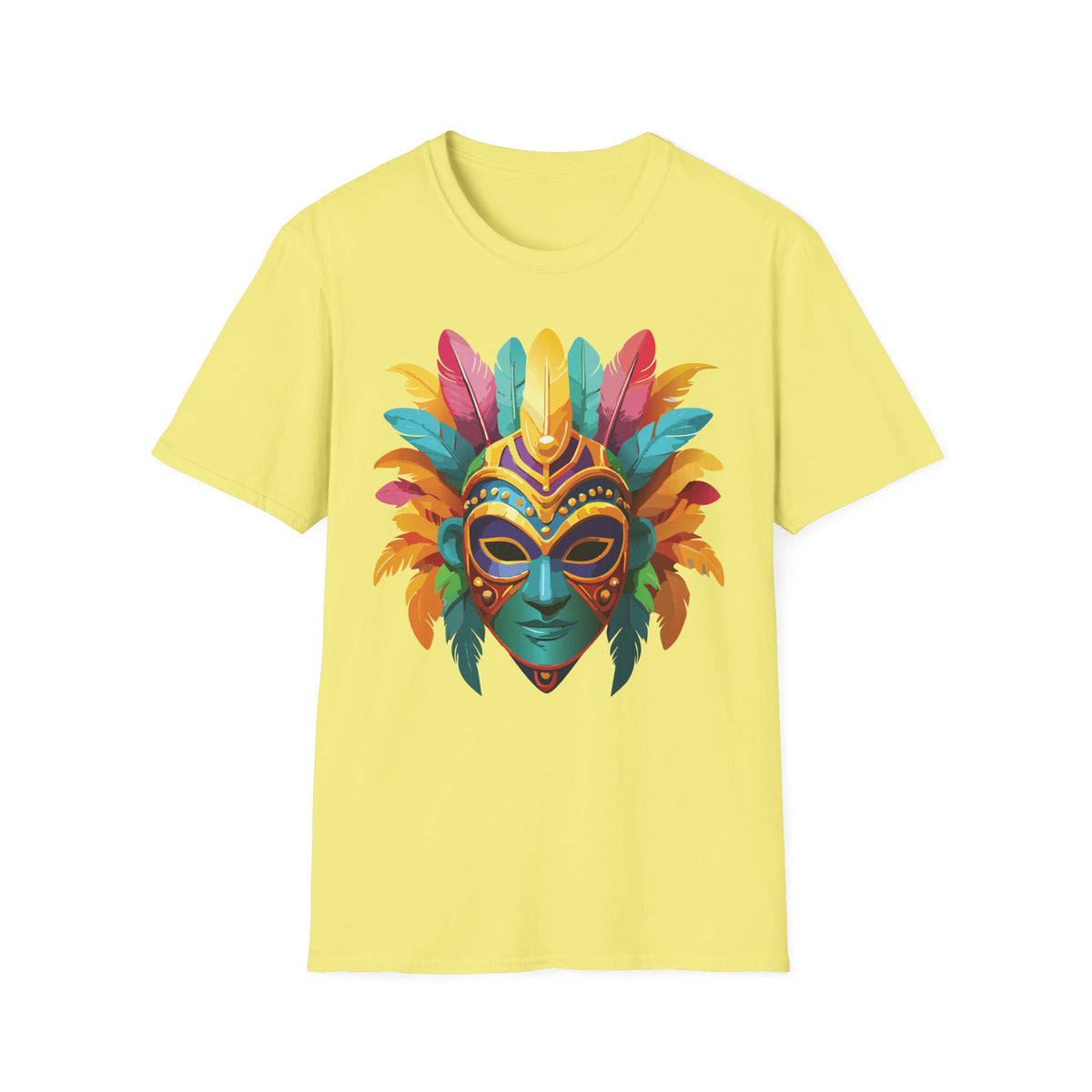 Mask Masquerade Carnival Graphic Tee Gildan Unisex 100 Cotton Tee Shirt m39
