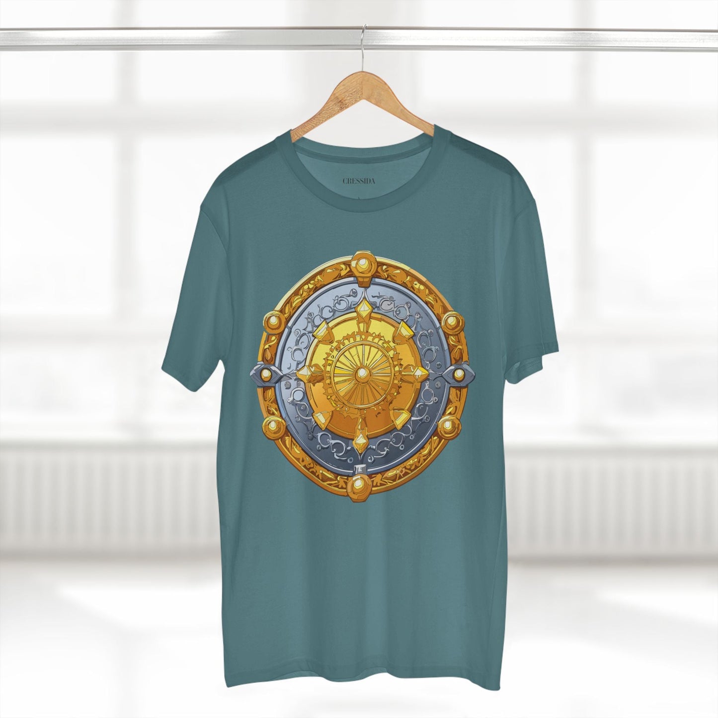 Antique Gold Coin Graphic Design T-Shirt Unisex 100 Cotton With Golden Print Artwork Tee 6