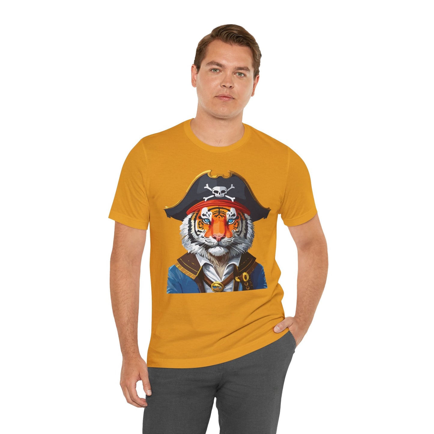 Unisex Animal Tee Shirt With Art Design Wild Animals Shirt Gildan Softstyle 64000