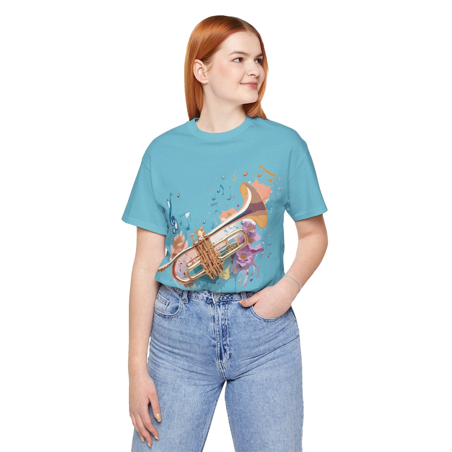 Music Graphic T Shirt Unisex Vintage Inspired Art Tee Adelpha Short Sleeve Design