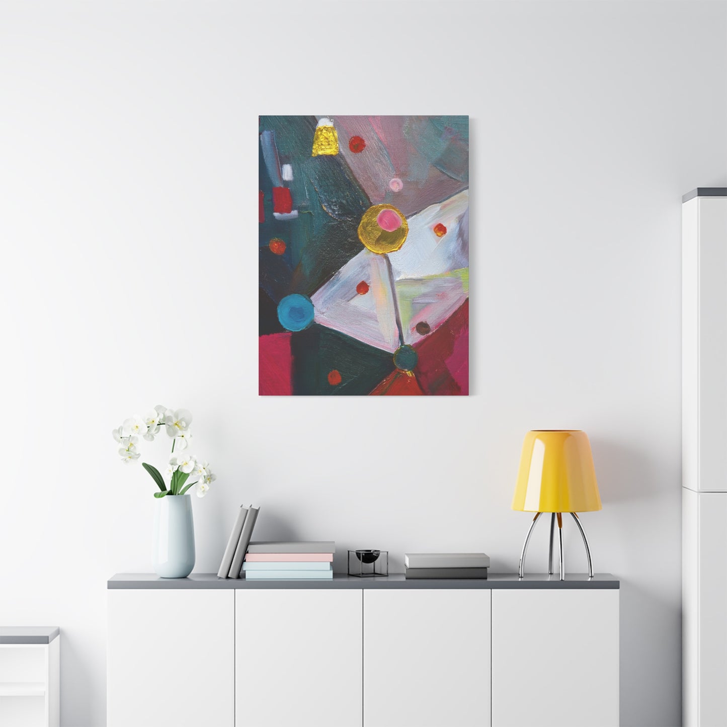 Abstract Oil Painting Print Canvas 20x24,20x30,24x30 24x32,24x36,30x40 32x48,36x48,40x60 Pine-Wood Inner Frame ABS-166