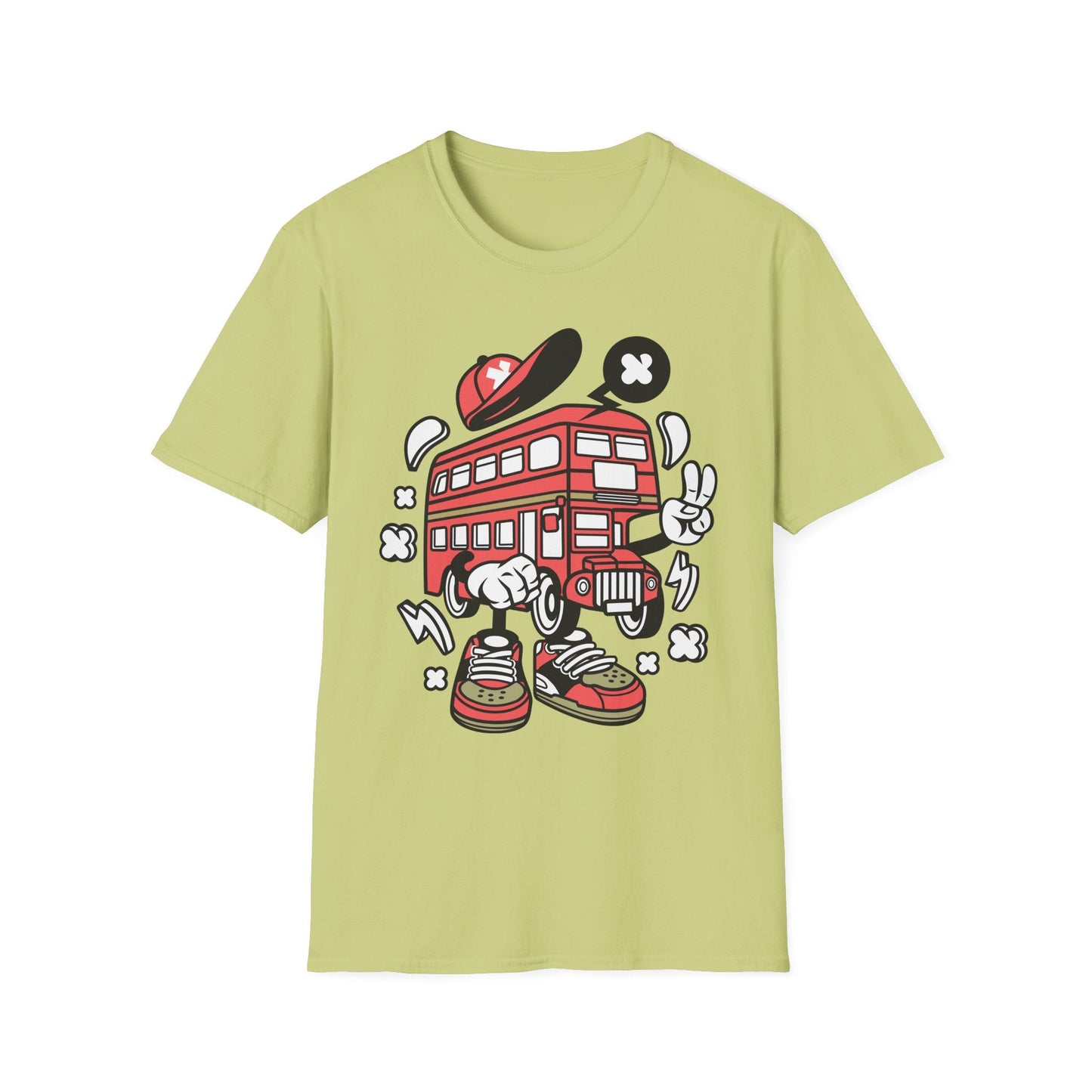 Cartoon Animation T Shirt Funny Tee Unisex Gildan Softstyle 64000 100 Percent Ring Spun Cotton