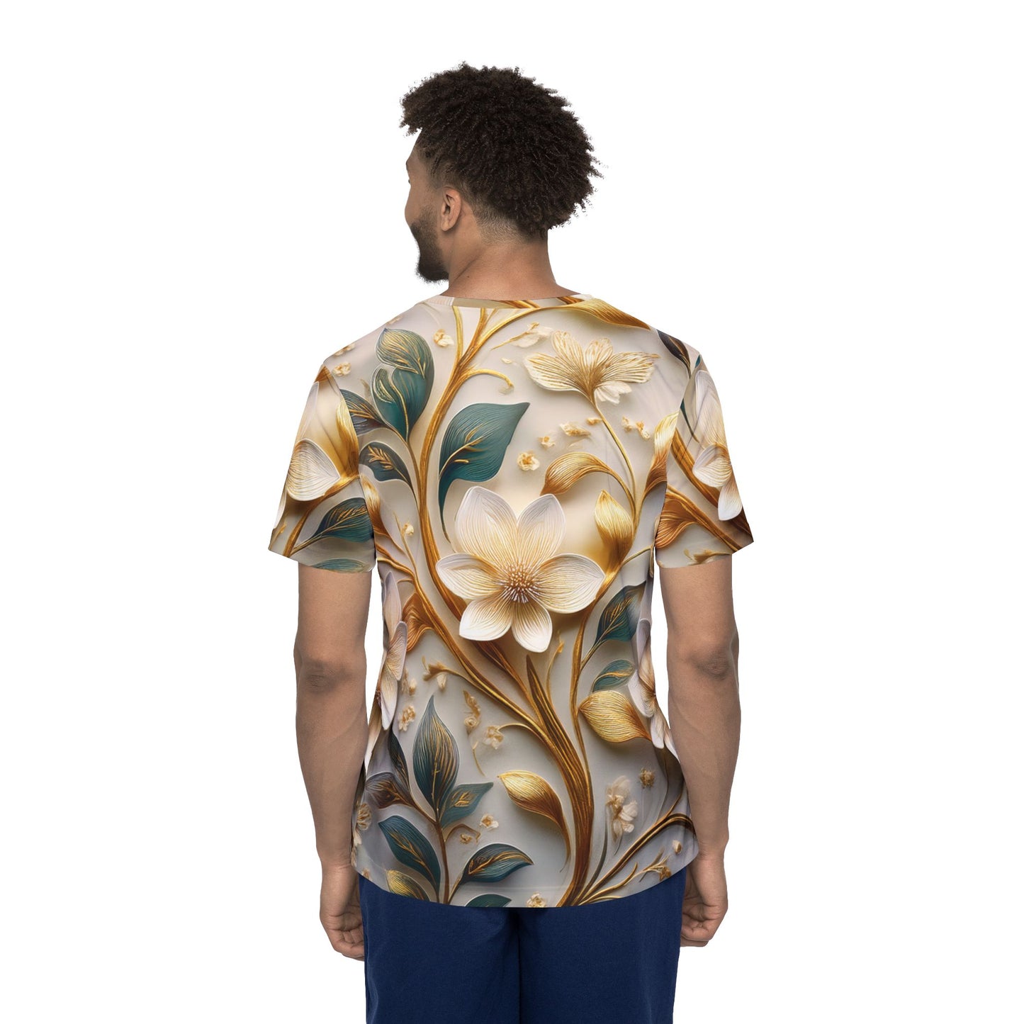 Unisex Floral Shirt, Floral Tee Shirt, Floral T-Shirt, T Shirt with Flowers 15