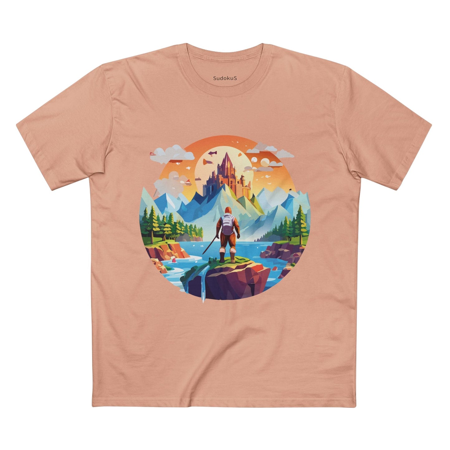 Adventures Graphic Unisex 100 Cotton Staple Tee 6