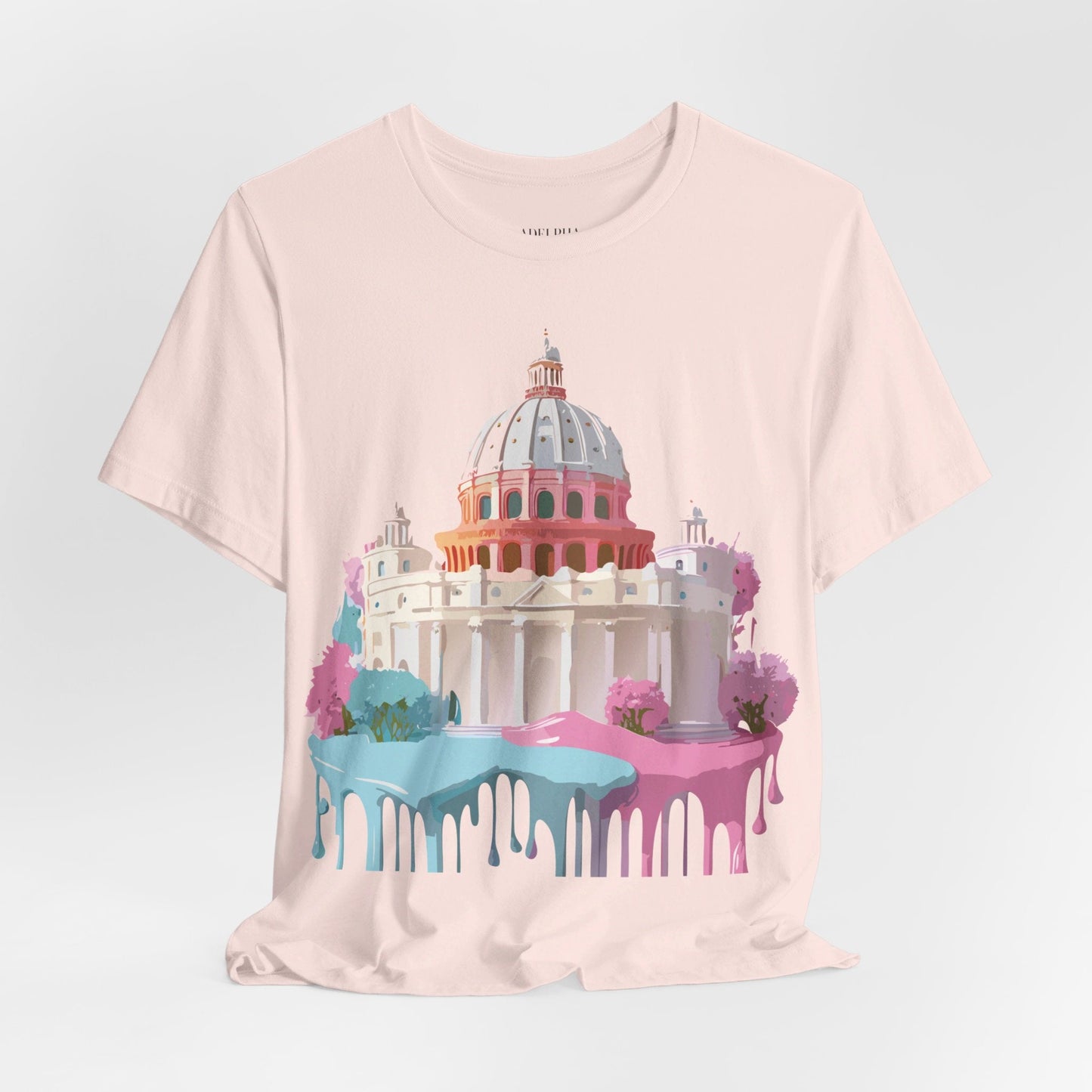 Adelpha Rome Tourist Shirt Unisex Graphic Tee With Vintage Art Design Comfortable Fit