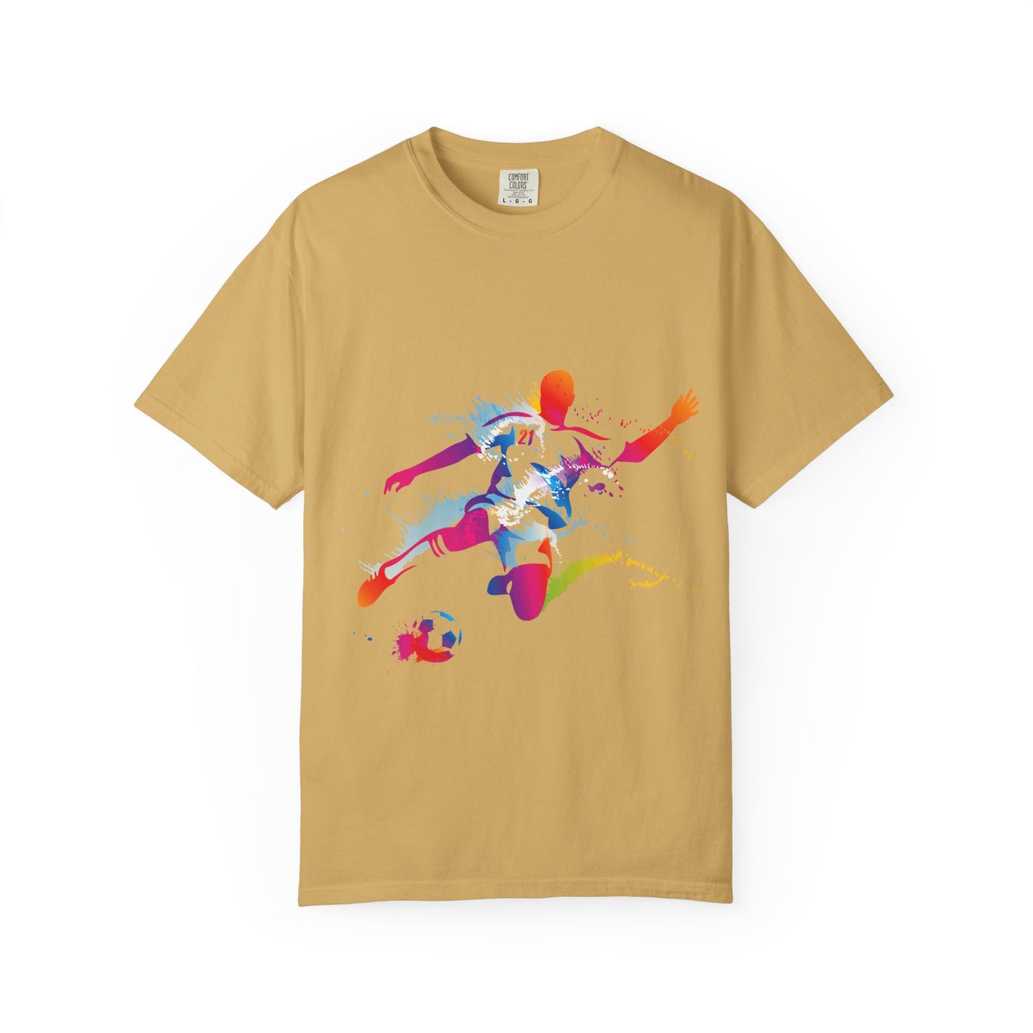 Sports Graphic Unisex T-Shirt Garment Dyed Cotton Relaxed Fit Comfort Colors 5