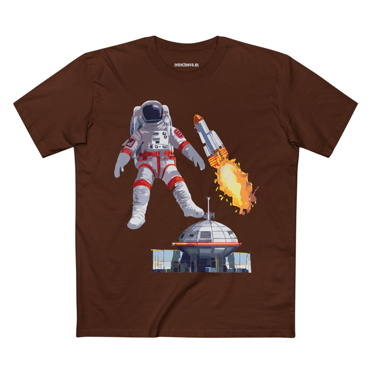 Cosmos Astronaut Graphic Tee Staple Unisex 100 Cotton Tee Shirt - CS-41