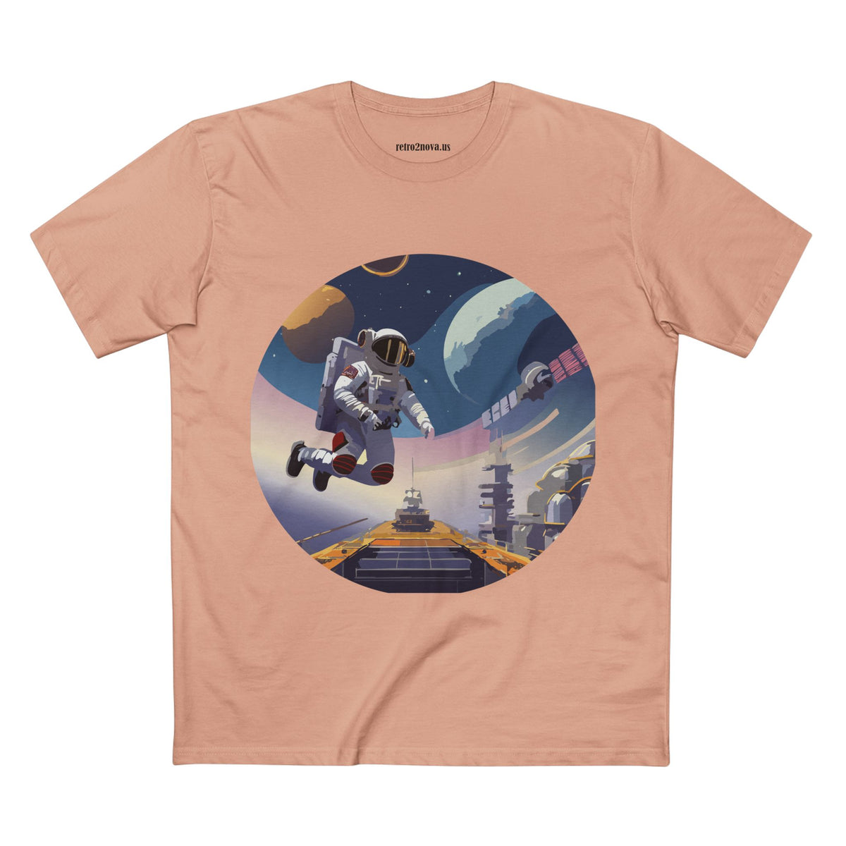 Cosmos Astronaut Graphic Tee Staple Unisex 100 Cotton Tee Shirt - CS-31