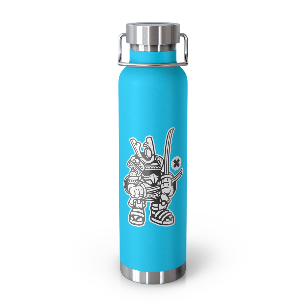 22oz Copper Insulated Water Bottle with Cartoon Design - CV49