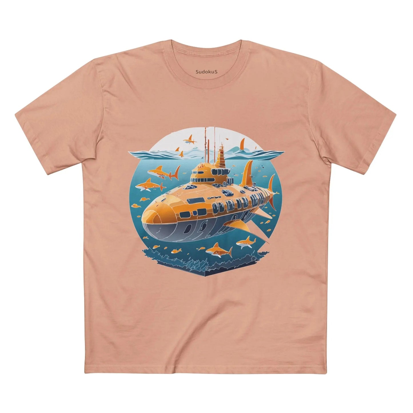 Ocean Coast Graphic Unisex 100 Cotton Staple Tee 19