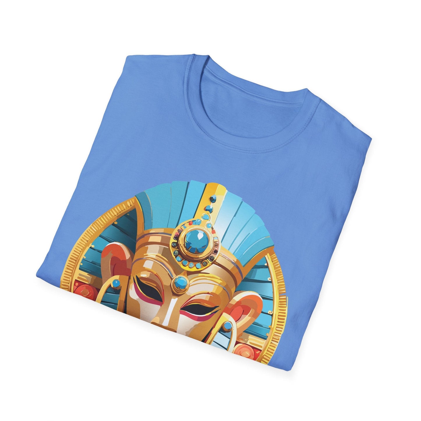 Mask Graphic Unisex Cotton Masquerade Design Artwork Tee 17
