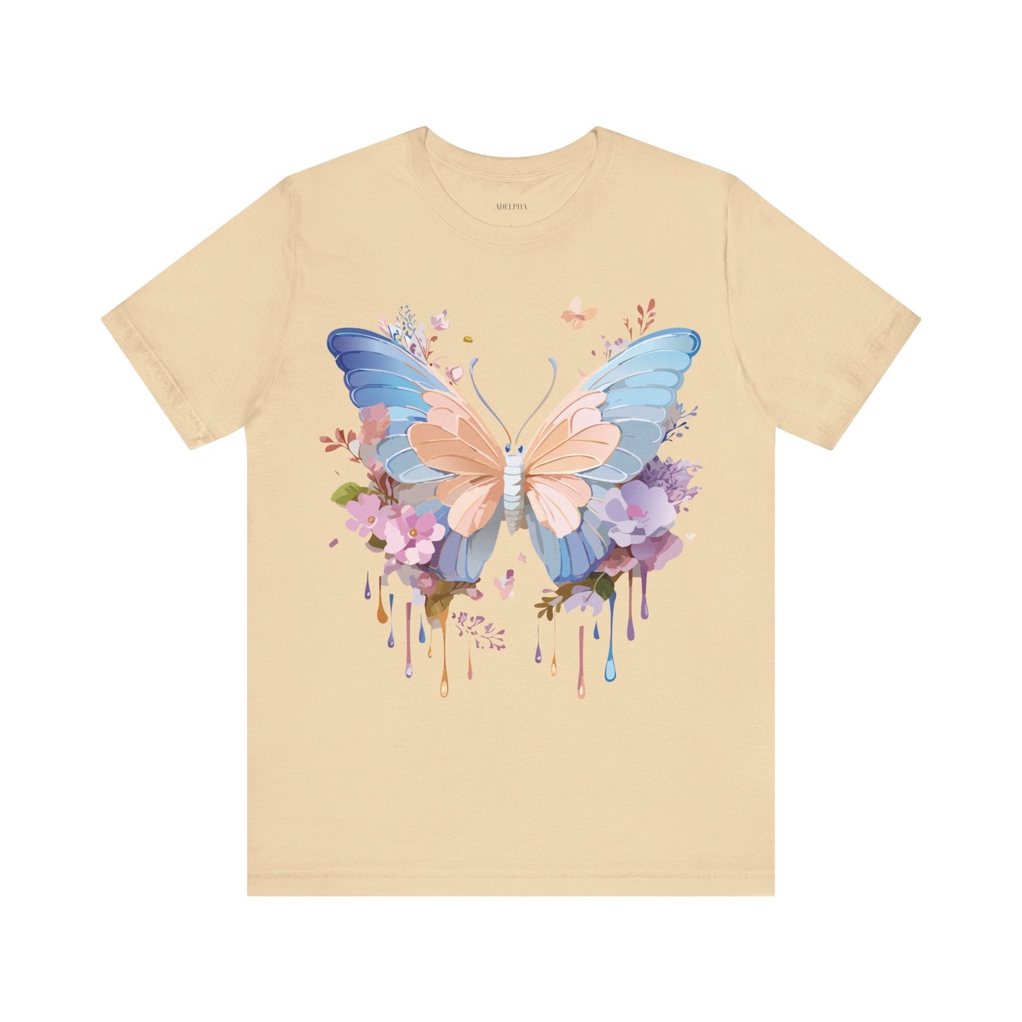 Butterfly Graphic Tee Unisex Jersey Short Sleeve Art Design Adelpha
