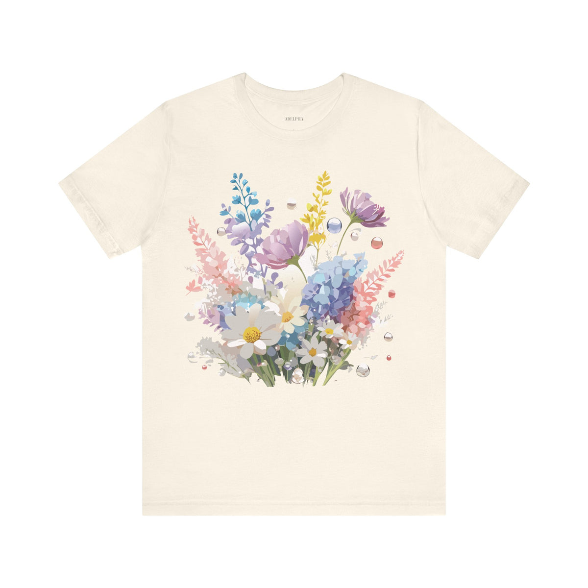 Floral Graphic Tee Shirt - Bella+Canvas Unisex 100 Cotton 6