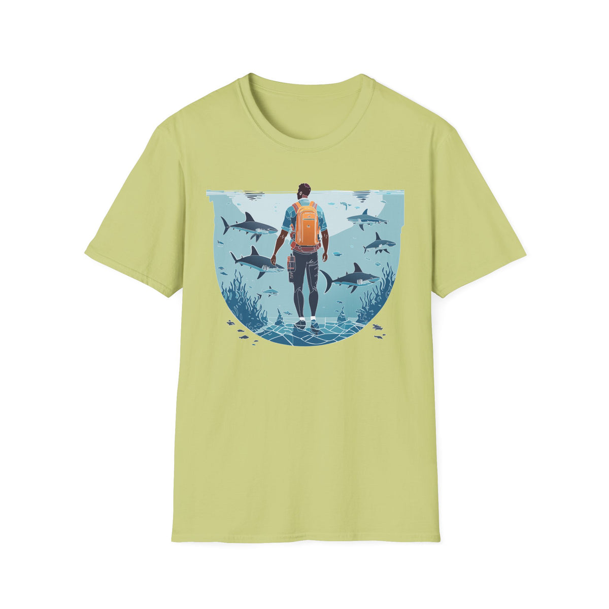 Ocean U boat Graphic Tee Gildan Unisex 100 Cotton Tee Shirt c31