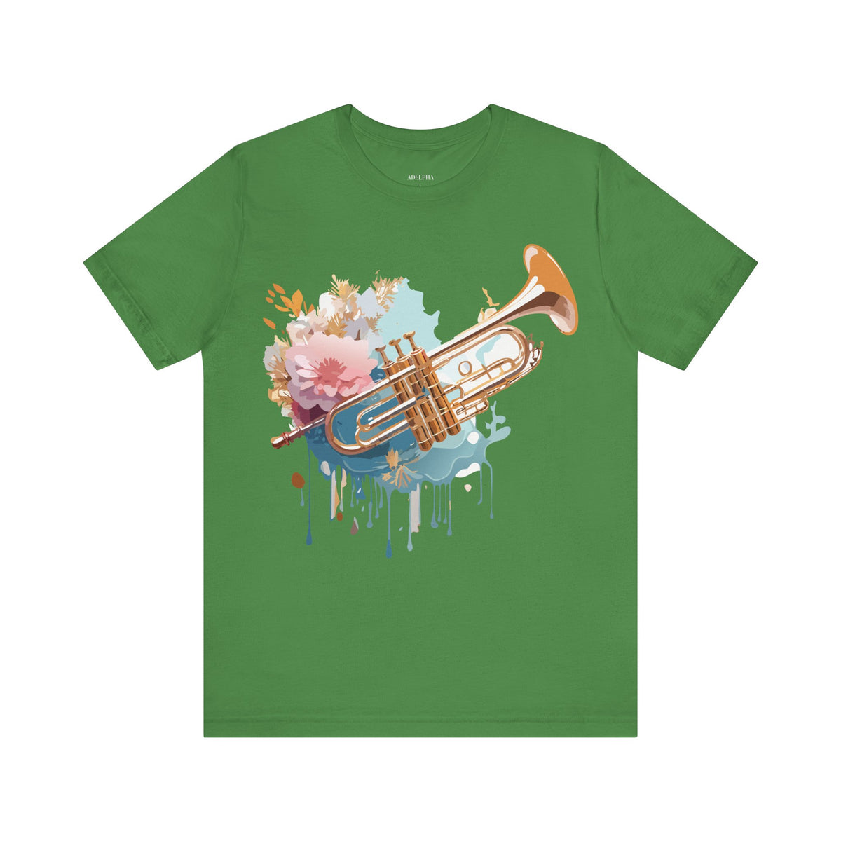 Music Graphic Unisex Cotton Bella+Canvas Tee with Art Design m121