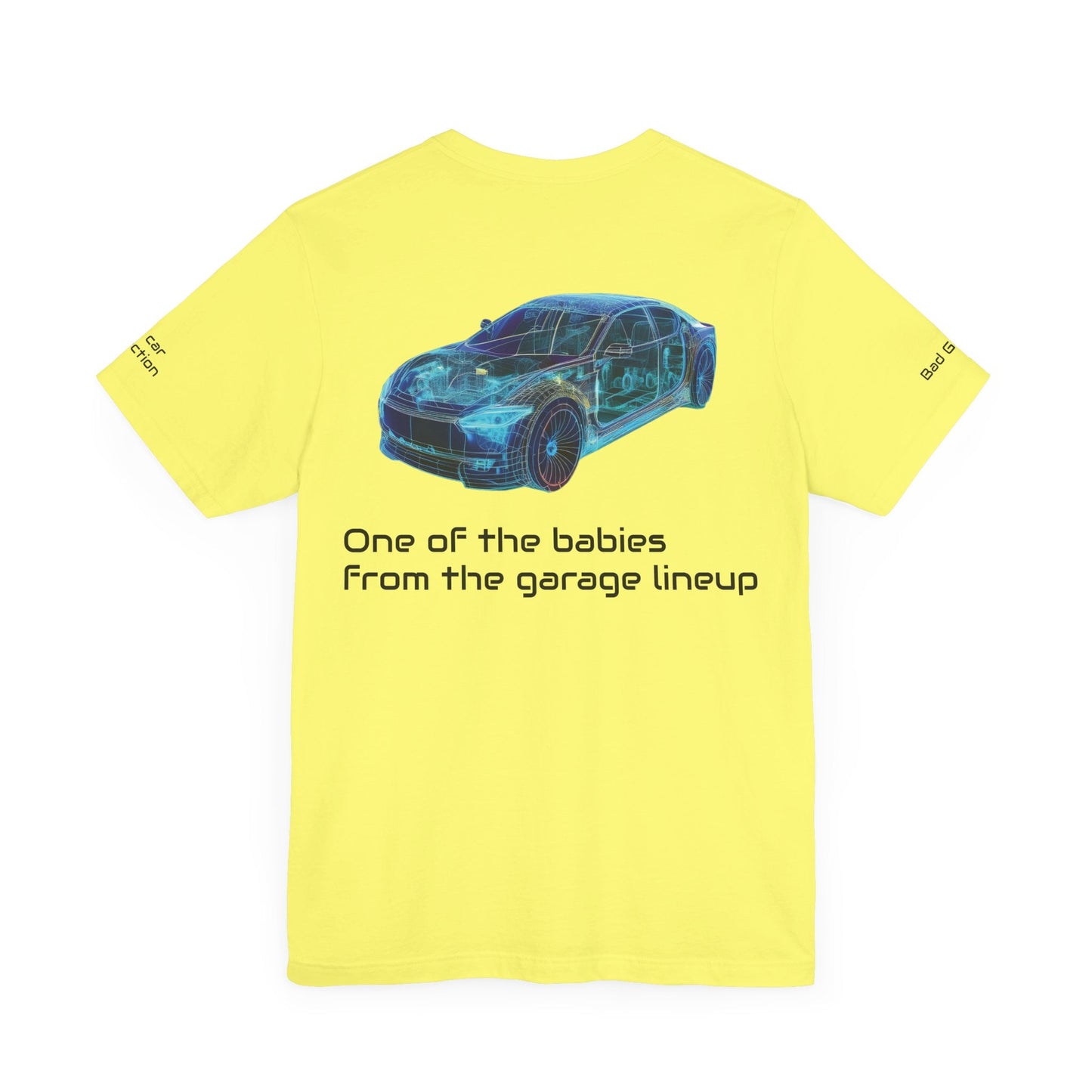 Car Graphic Tee Shirt For Auto Lovers 100 Percent Cotton Made In USA Eco Friendly Ink