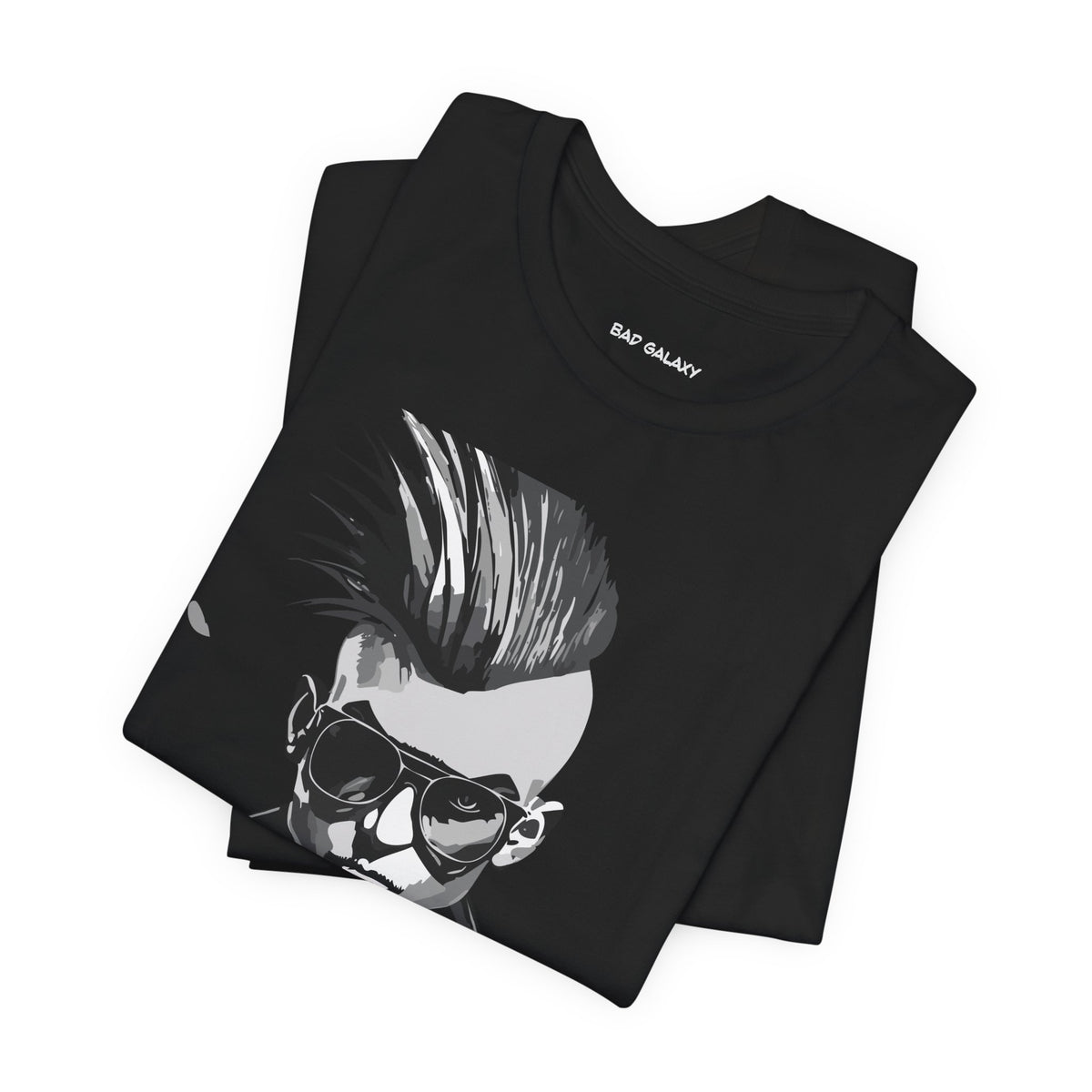 Punk Rock Graphic Unisex Cotton Bella+Canvas Tee with Art Design b23