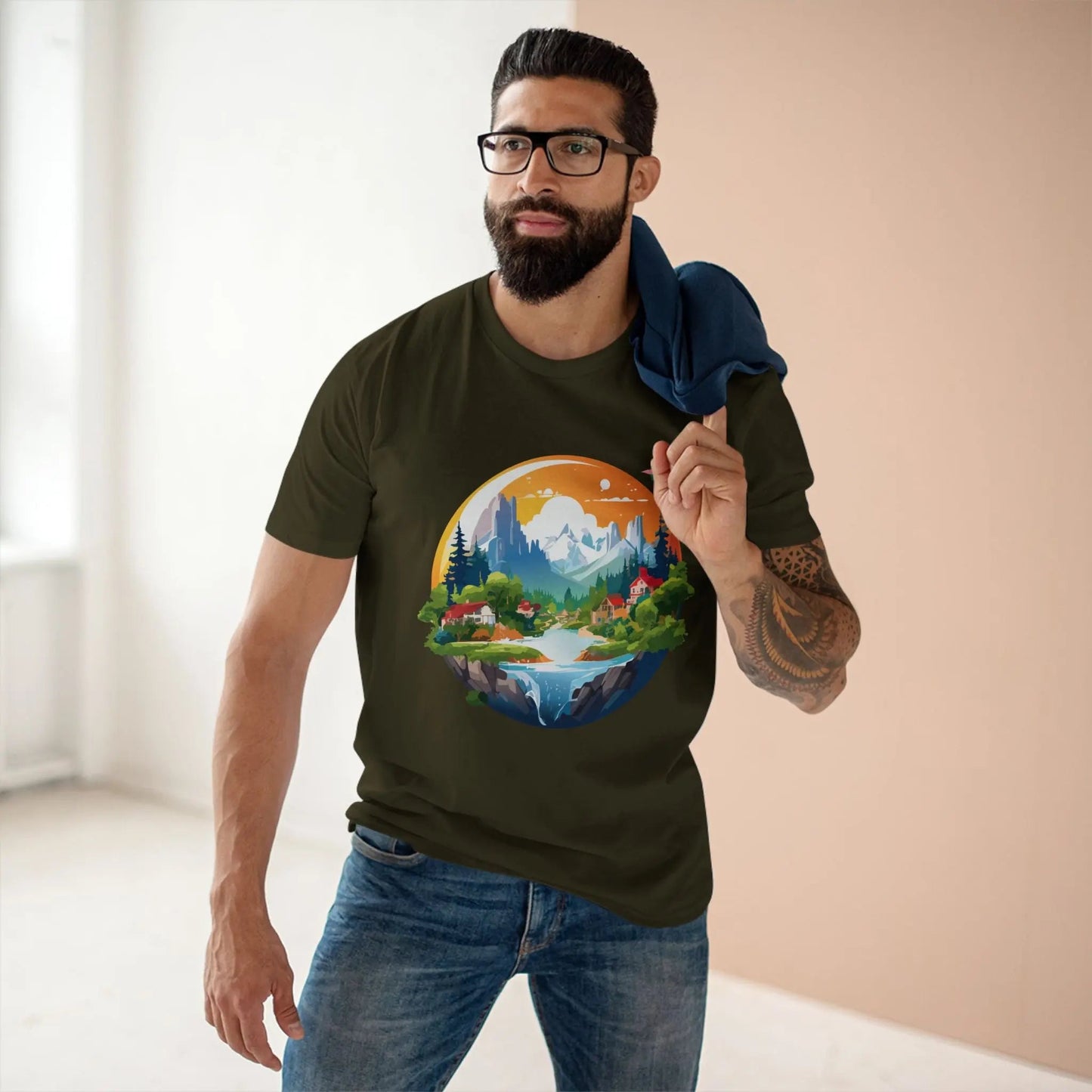 Fantasy Graphic Unisex 100 Cotton Staple Tee 8