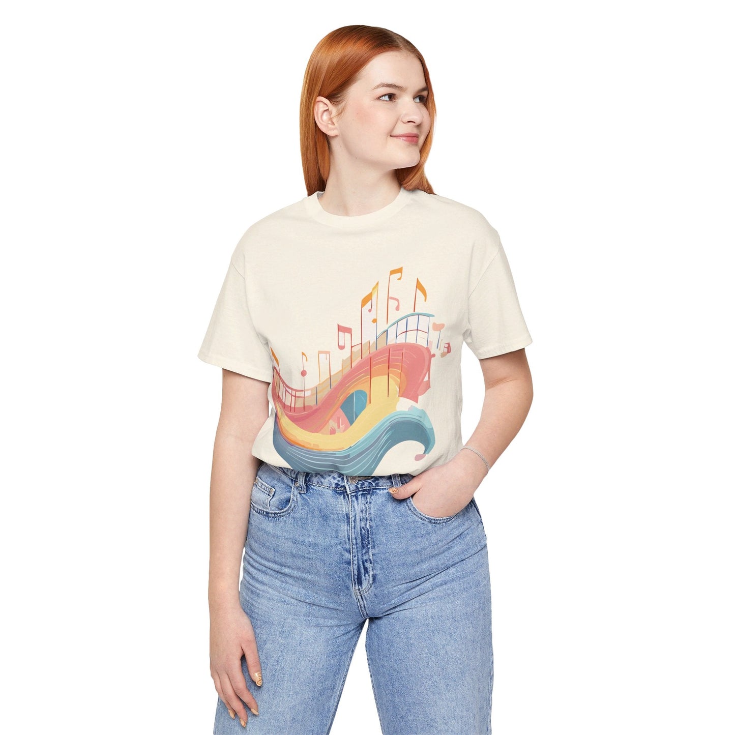 Adelpha Music T Shirt Unisex Graphic Tee Vintage Art Design Jersey Short Sleeve Premium